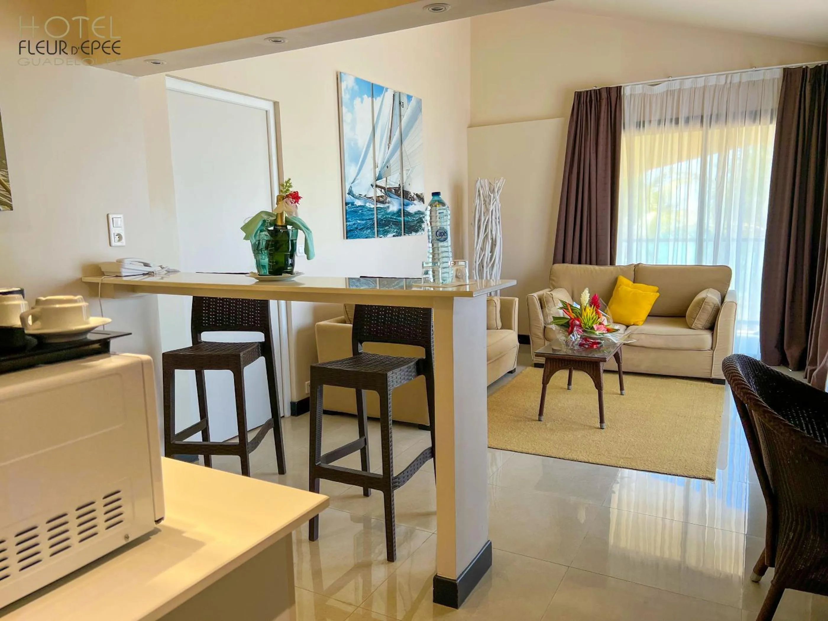 Junior Suite with Terrace - Sea View in Hotel Fleur d'Epee