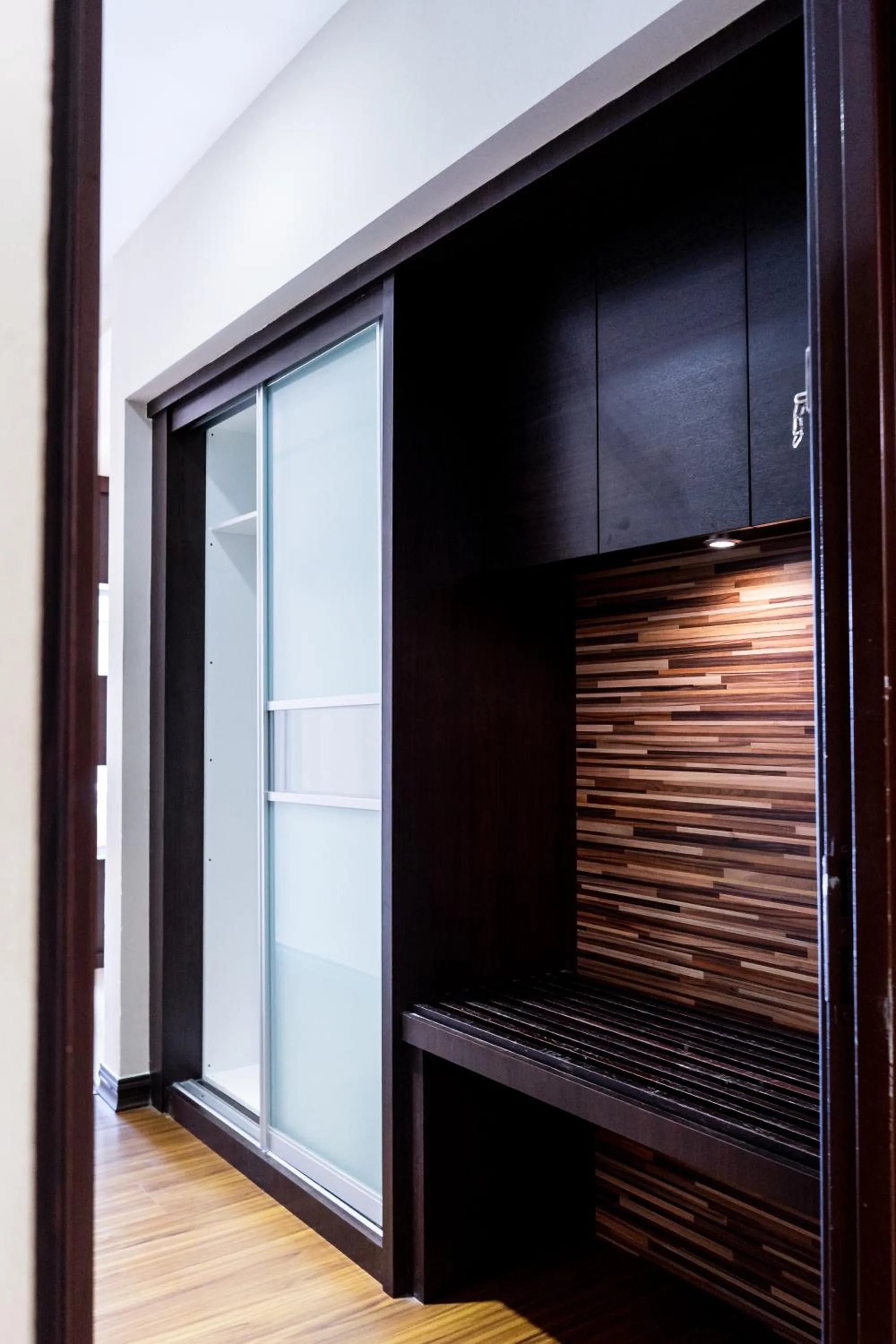 Bedroom in Classy Studio Apartment (KBCP)