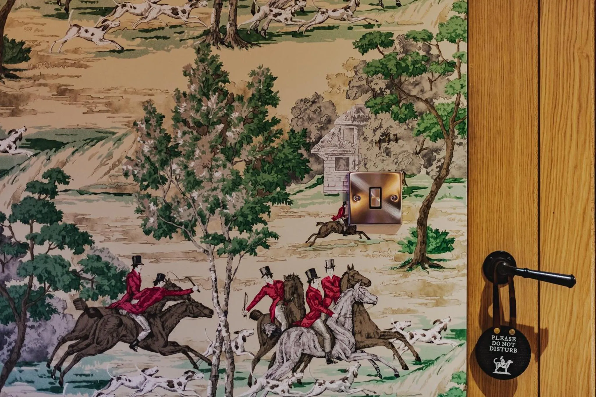 Decorative detail in Hare and Hounds - Newbury