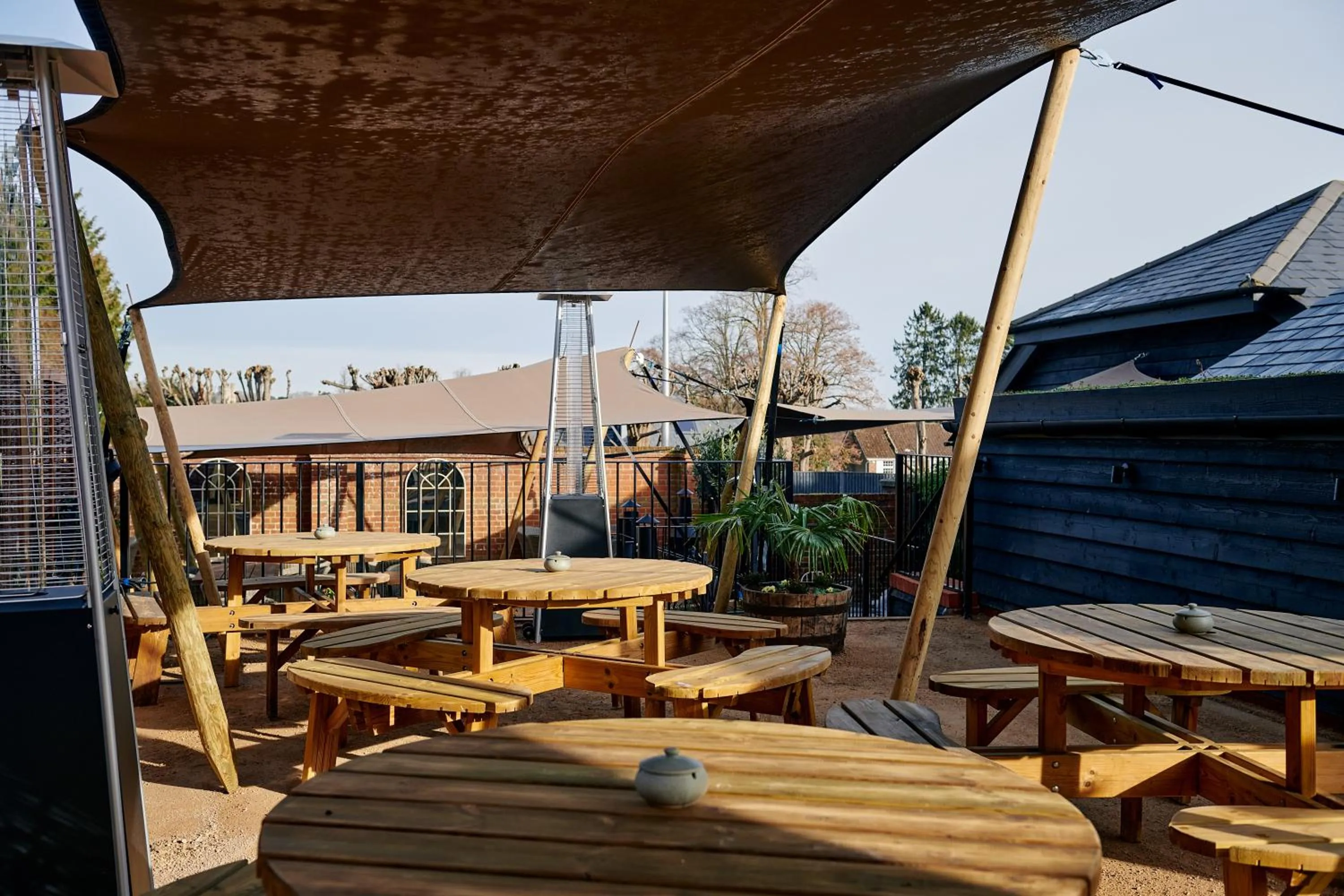 Patio in Hare and Hounds - Newbury