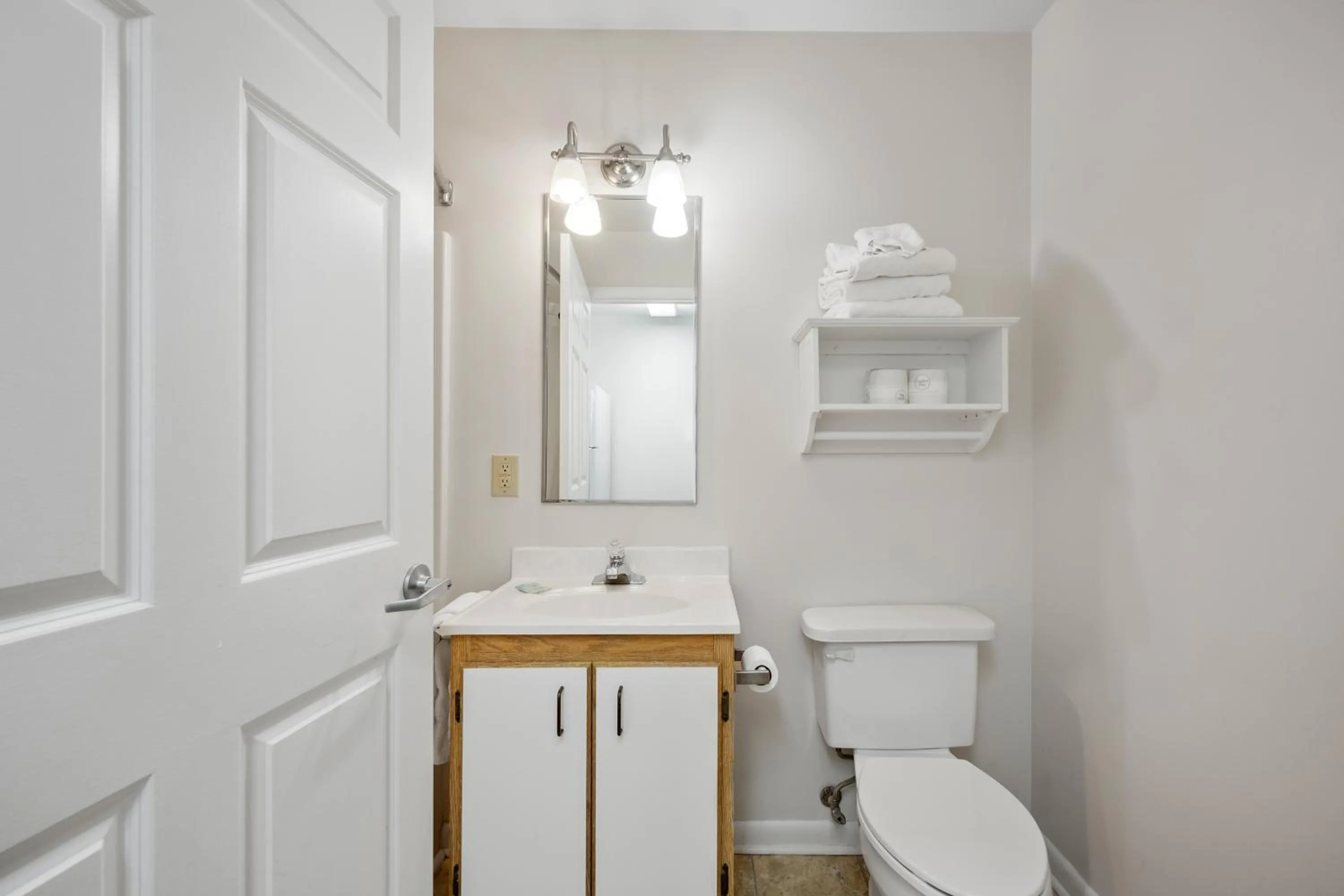 Toilet in Affordable Suites Myrtle Beach