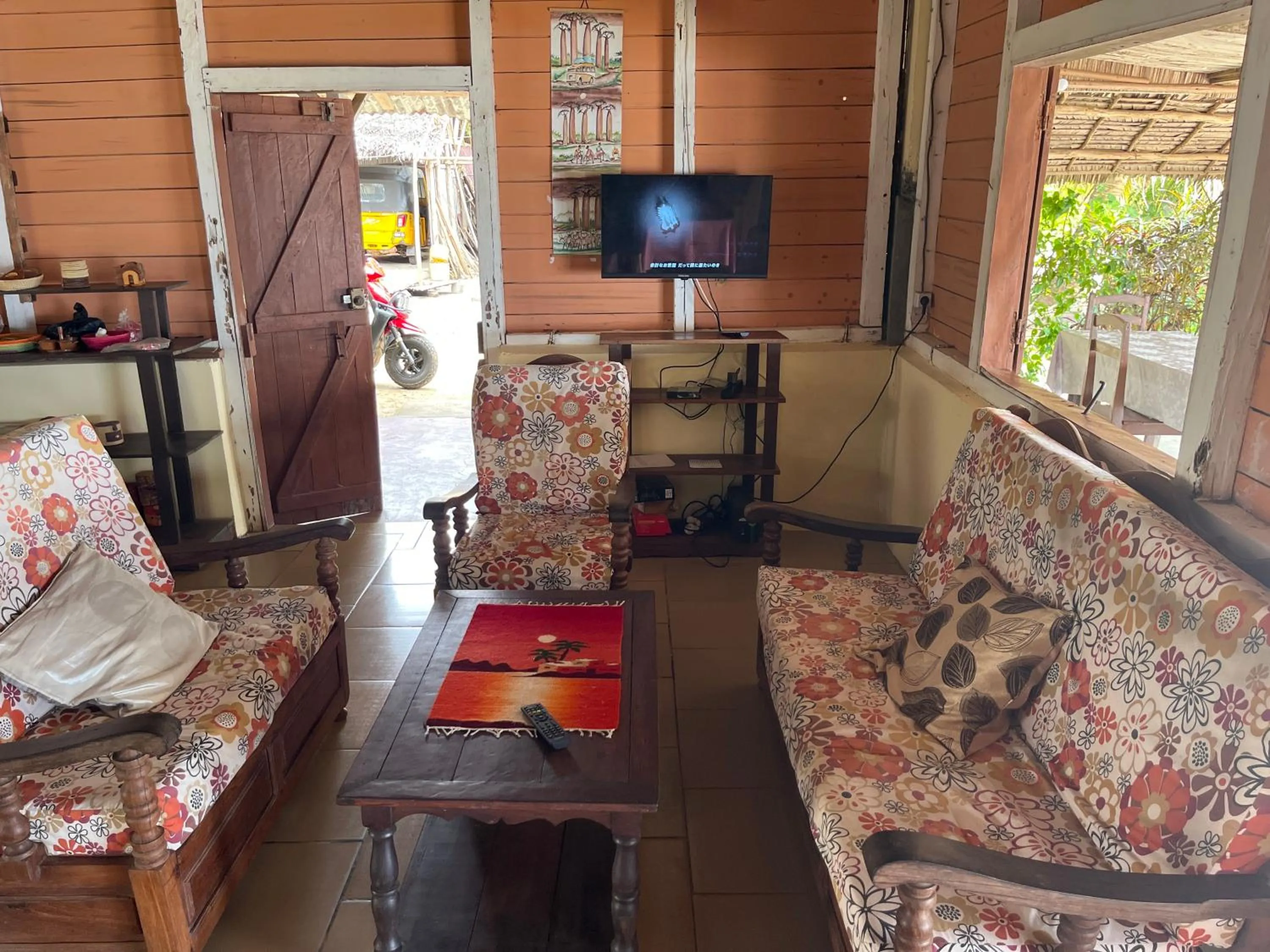 Seating area in Le Rocher