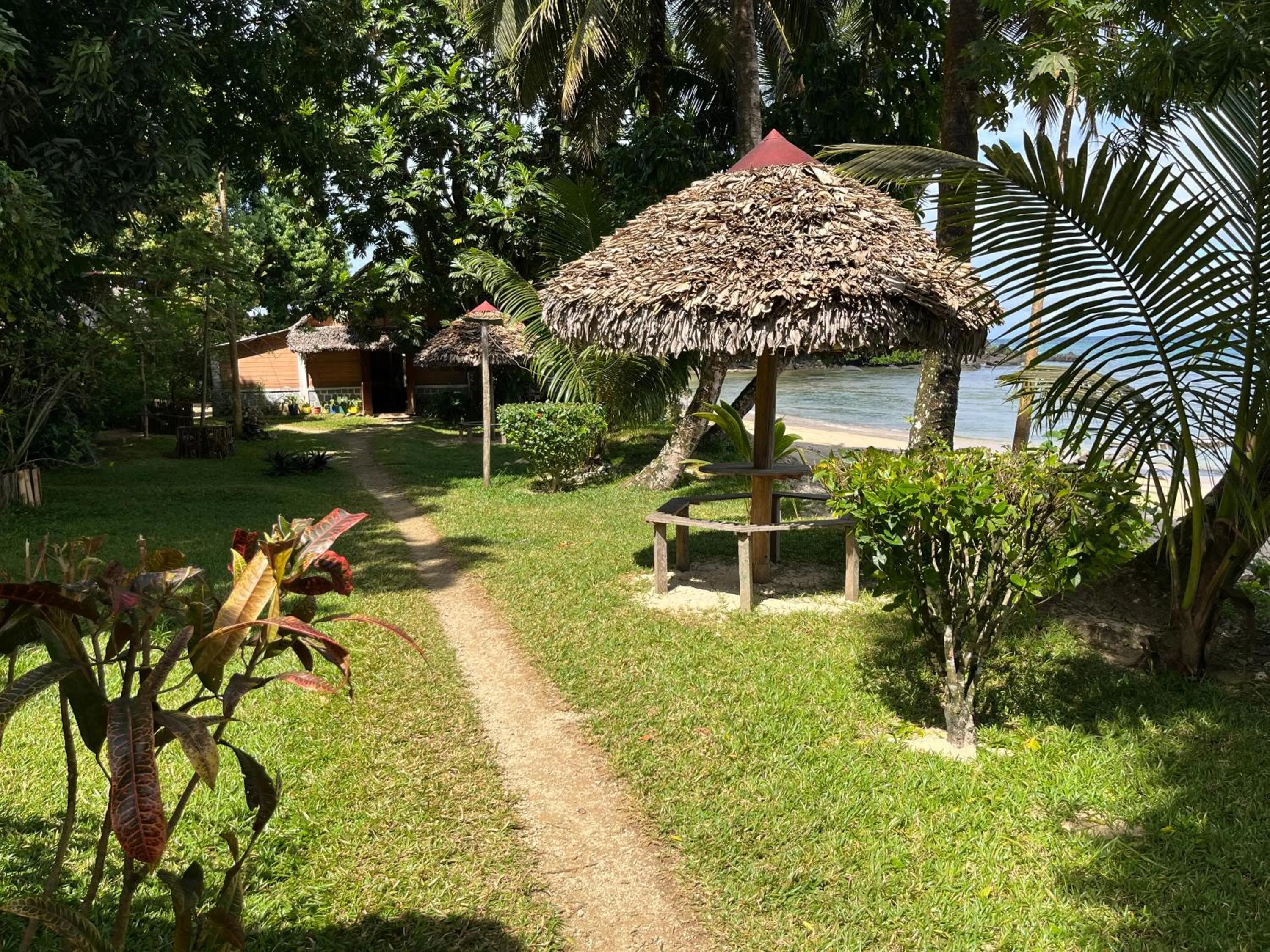 Garden view in Le Rocher