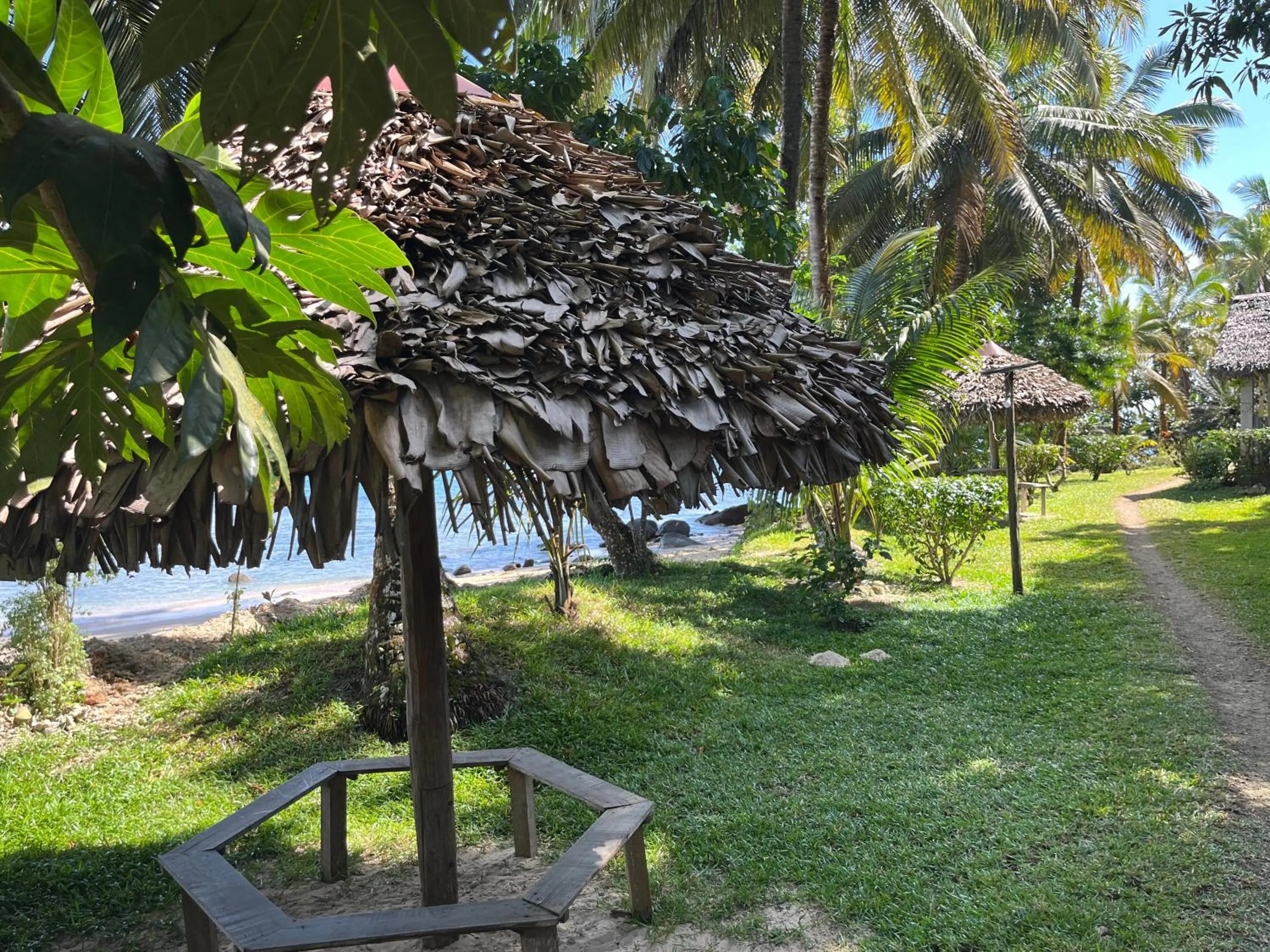 Garden view in Le Rocher