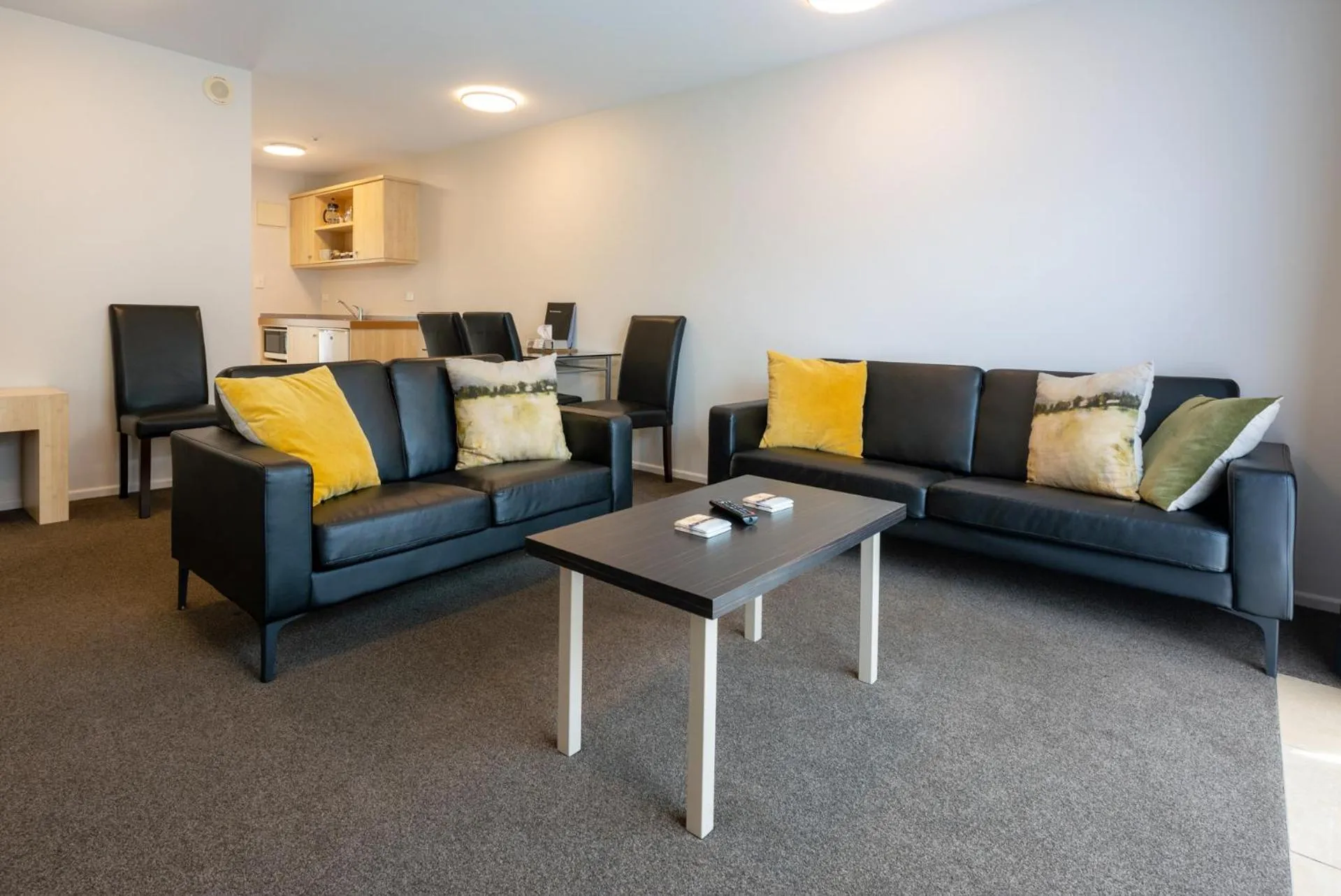 Living room in Tussock Peak Lodge
