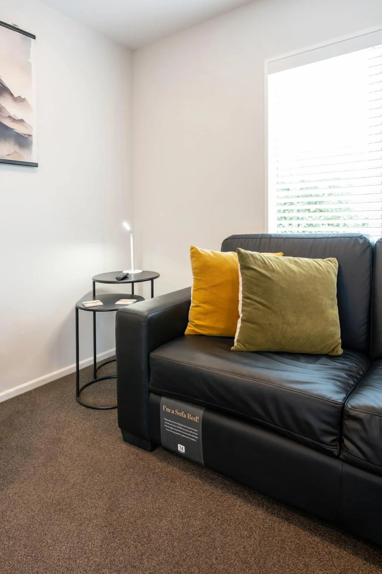 Living room in Tussock Peak Lodge