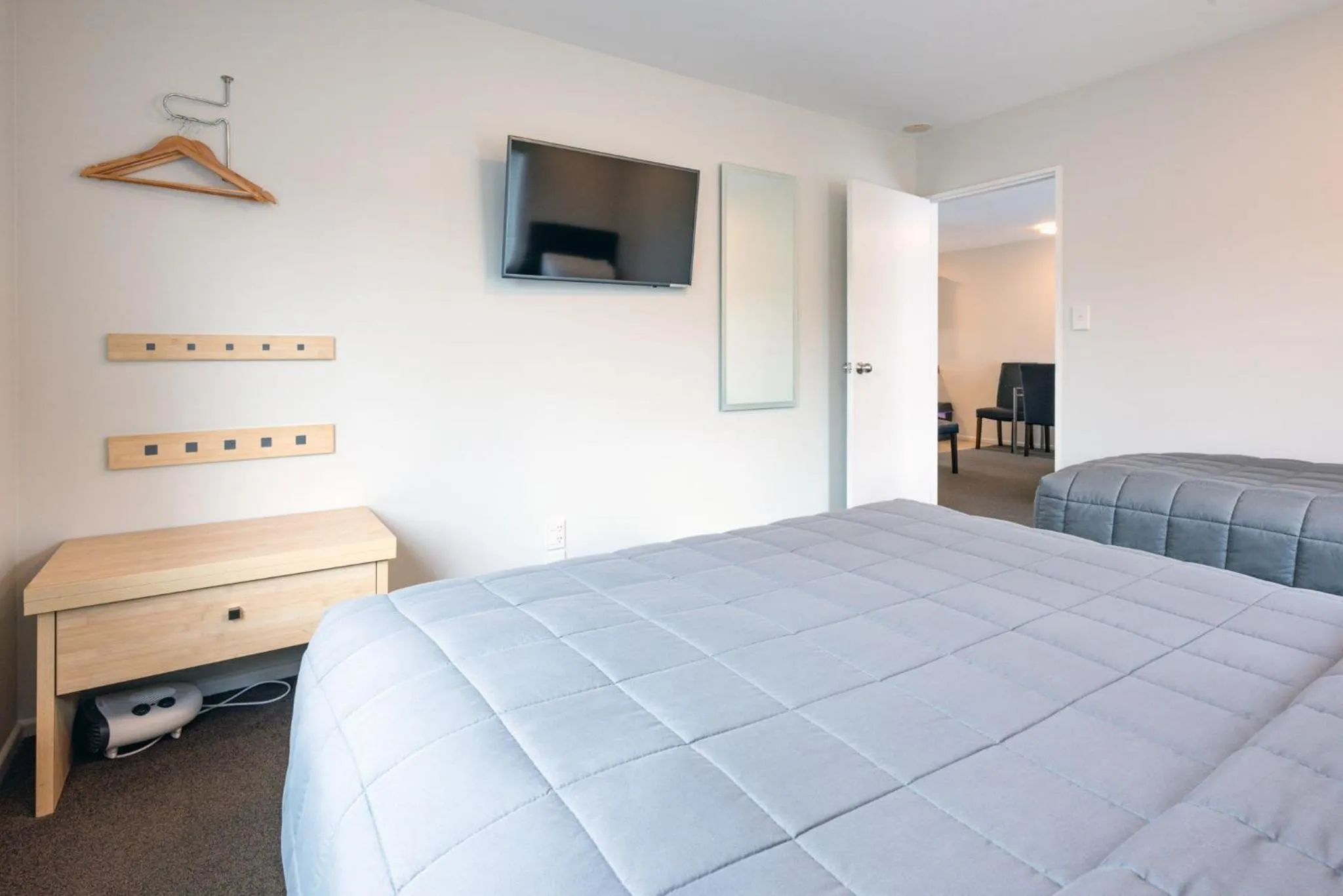 Bed in Tussock Peak Lodge