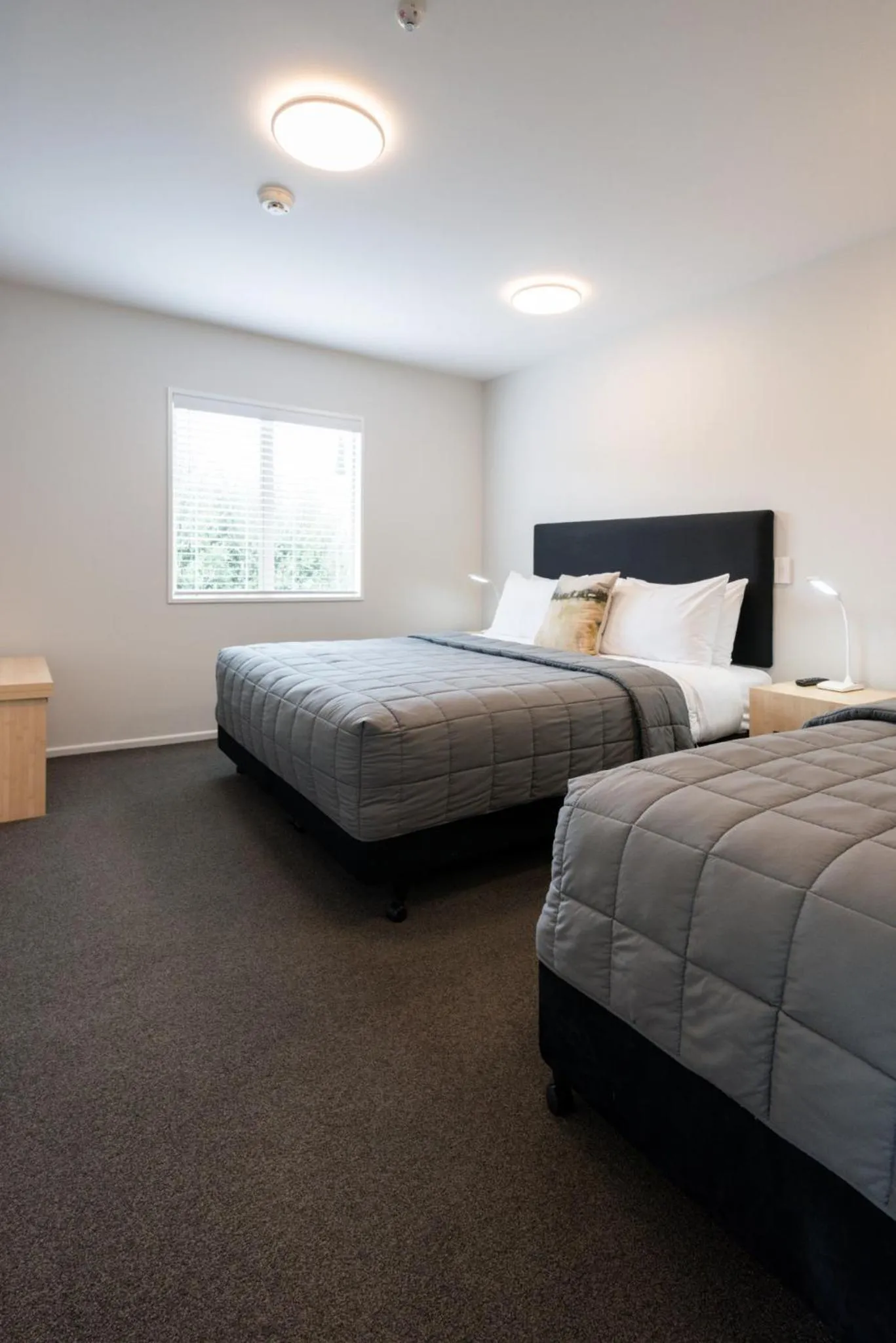 Bed in Tussock Peak Lodge