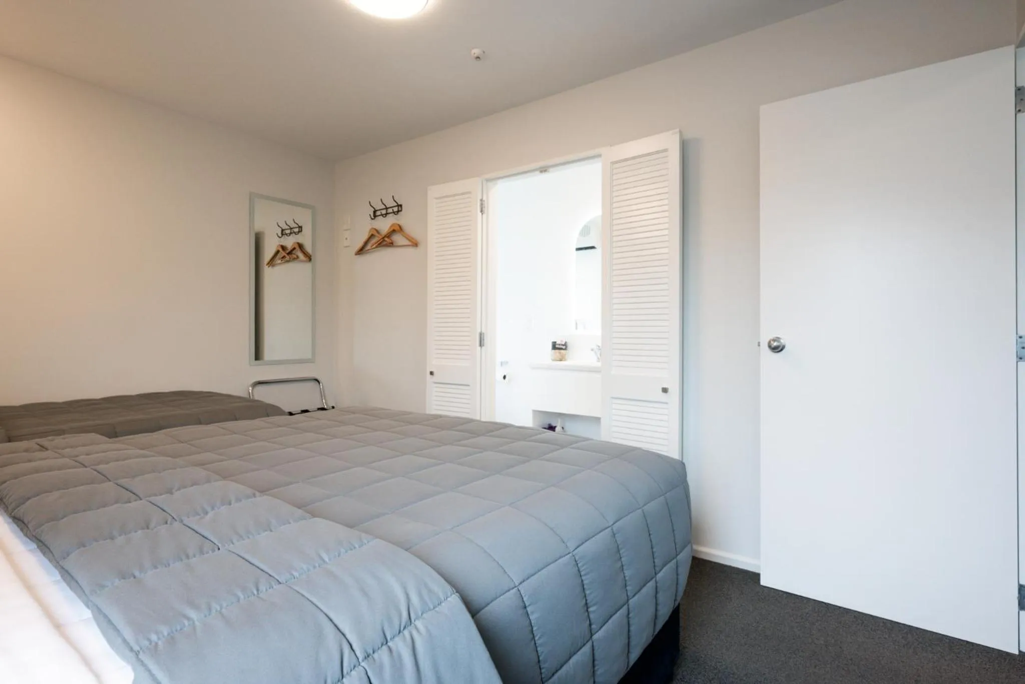 Bed in Tussock Peak Lodge