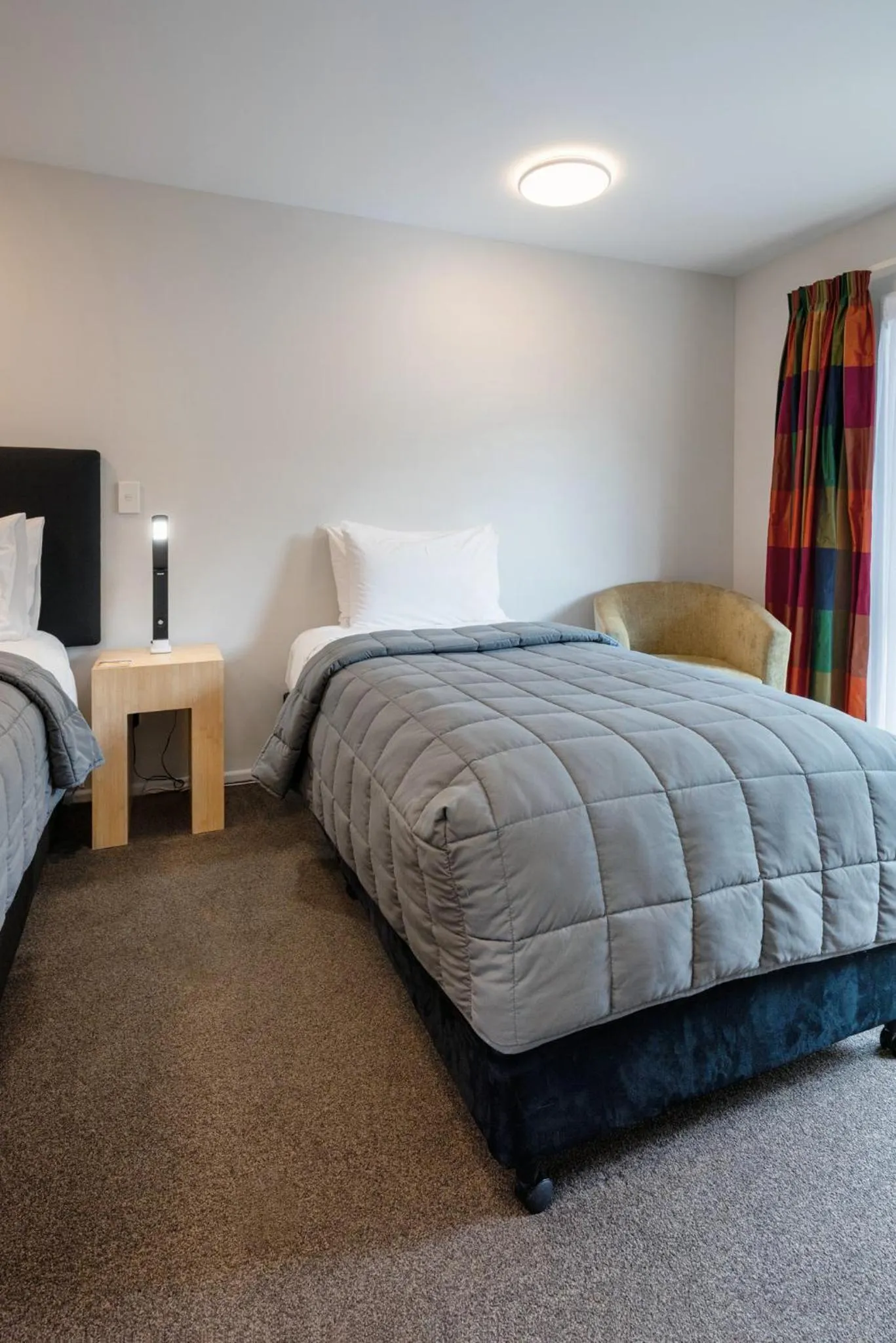 Bed in Tussock Peak Lodge