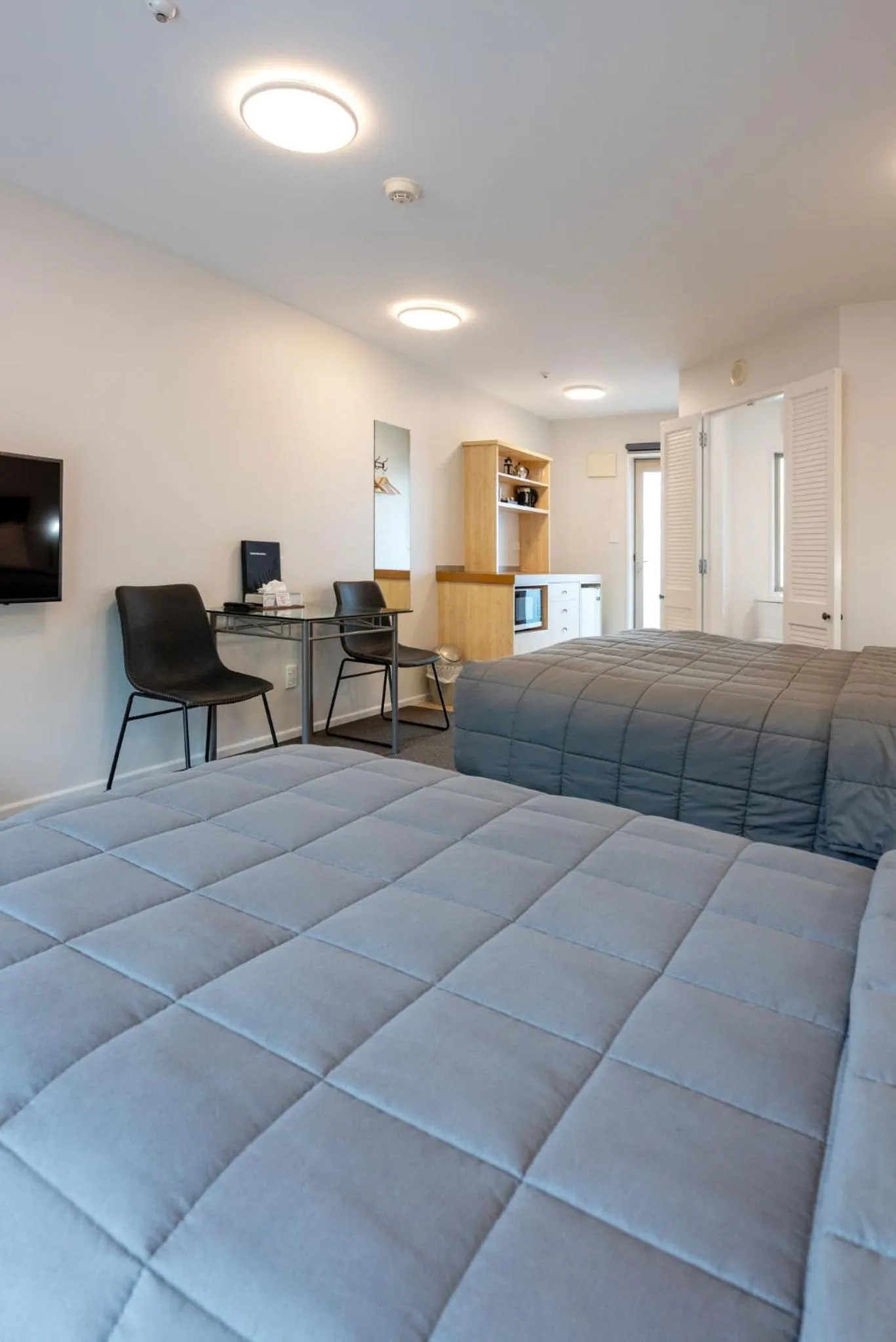 Bed in Tussock Peak Lodge