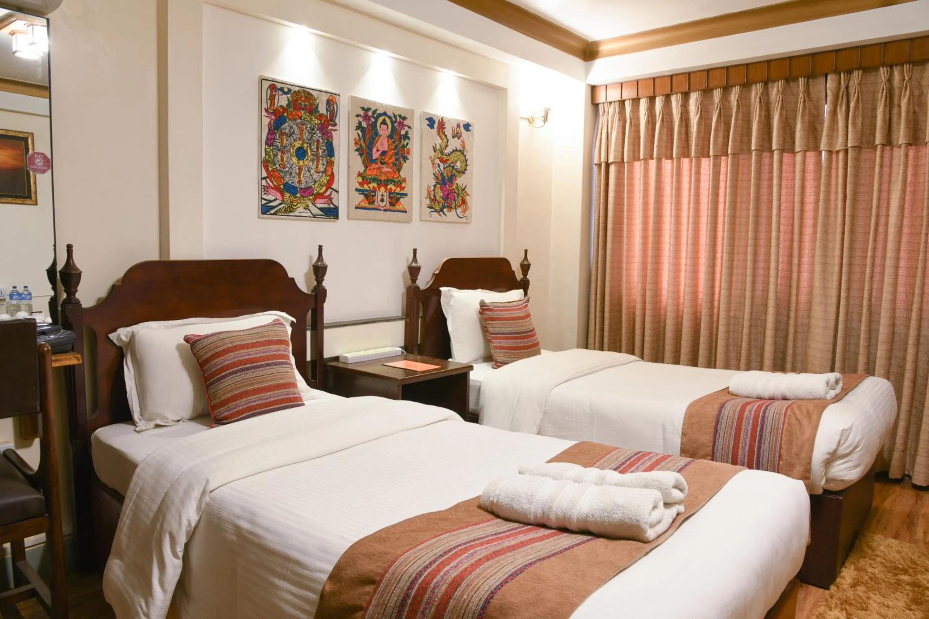 Photo of the whole room, Bed in Nepal Pavilion Inn