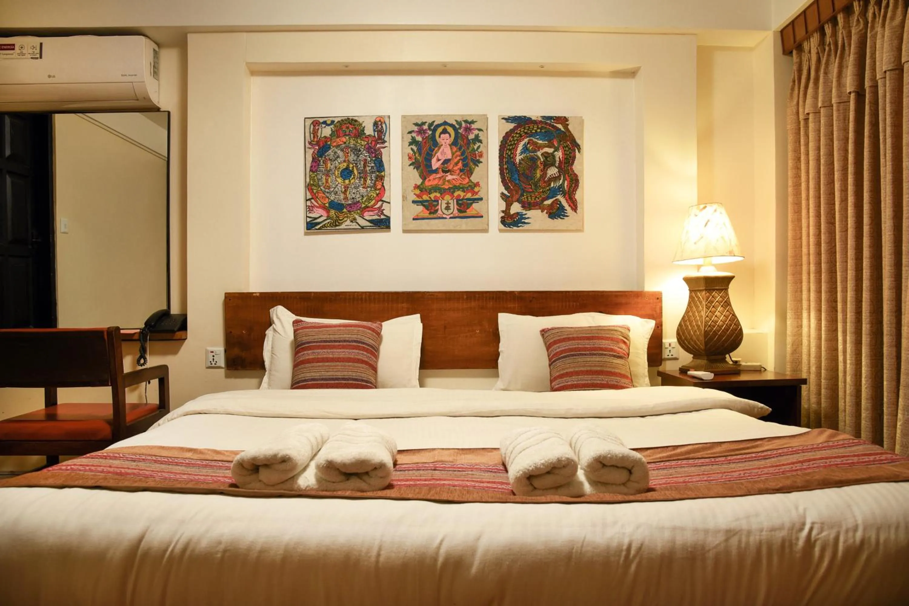 Bed in Nepal Pavilion Inn