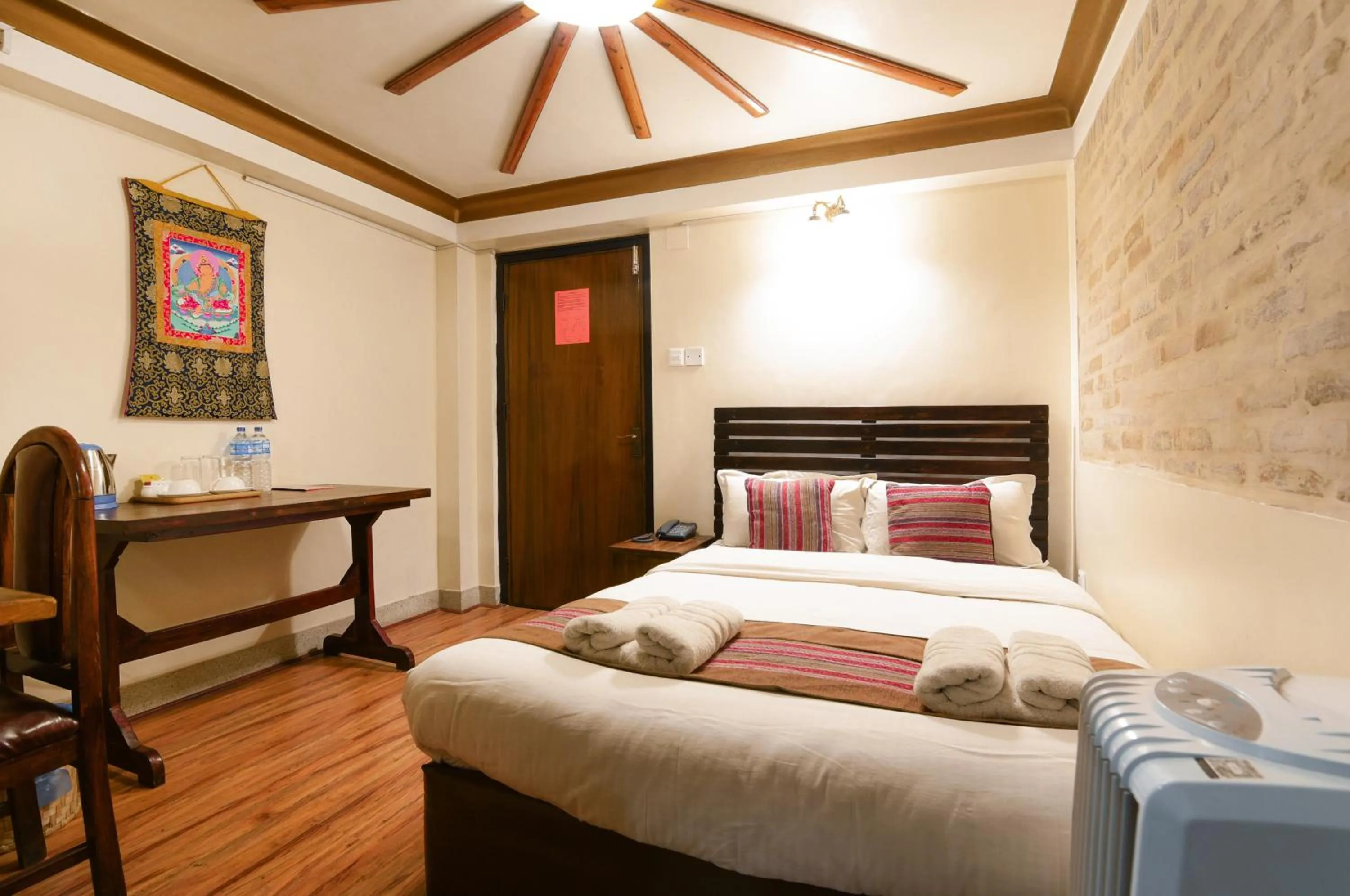 Bed in Nepal Pavilion Inn