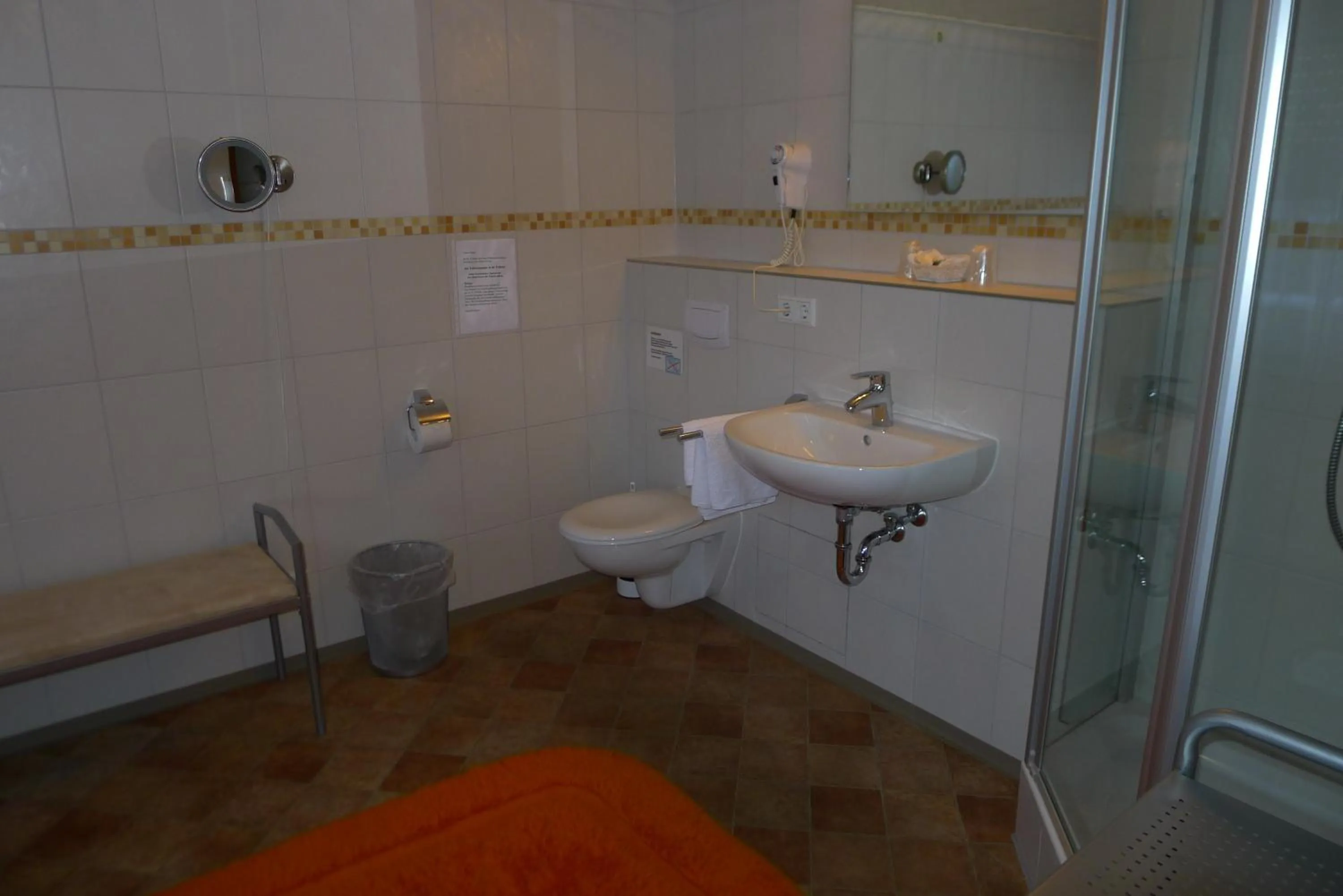 Bathroom in Hotel Harbauer