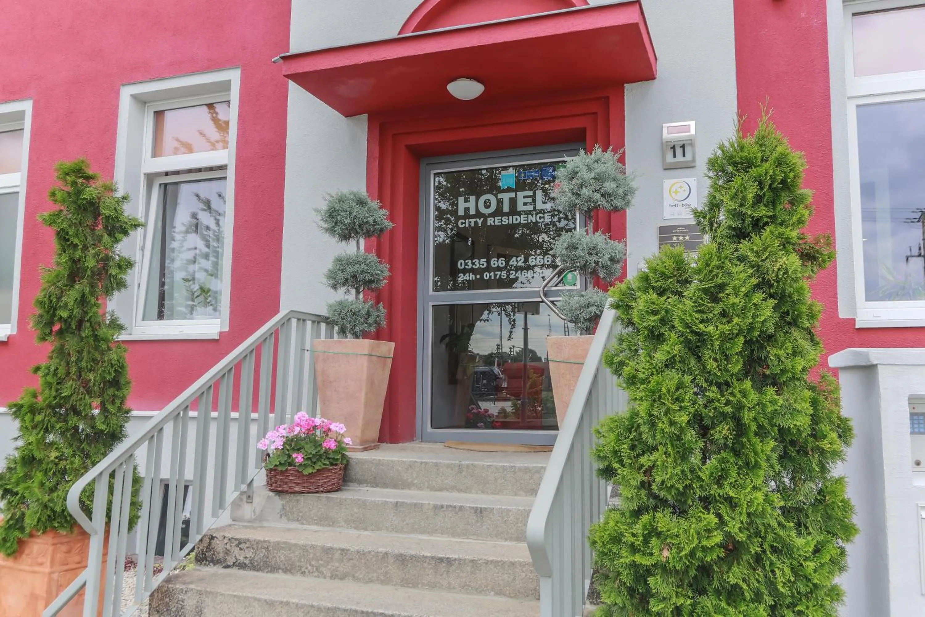 Facade/entrance in City Residence Hotel Frankfurt-Oder Bahnhof