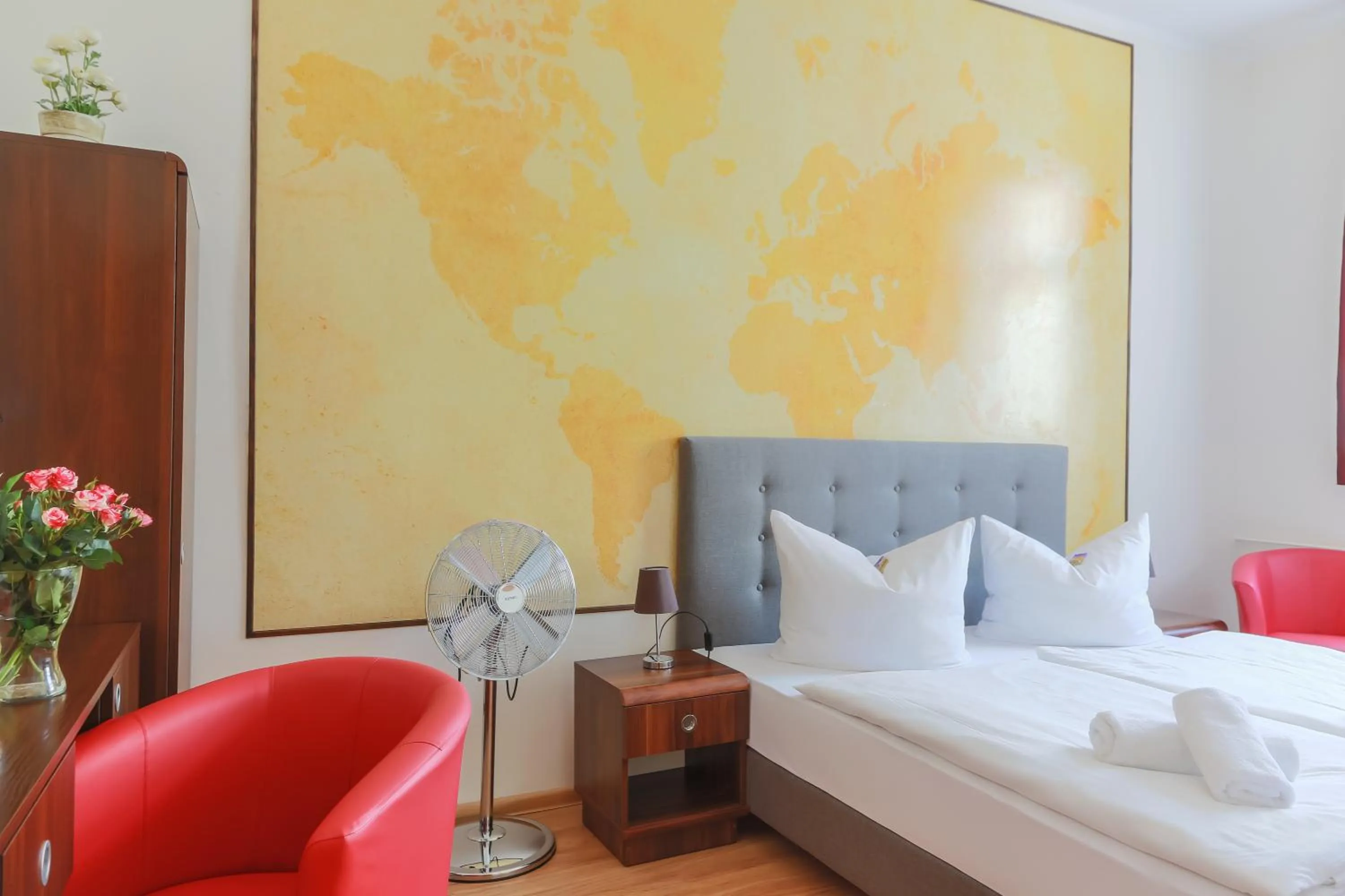 Bed in City Residence Hotel Frankfurt-Oder Bahnhof