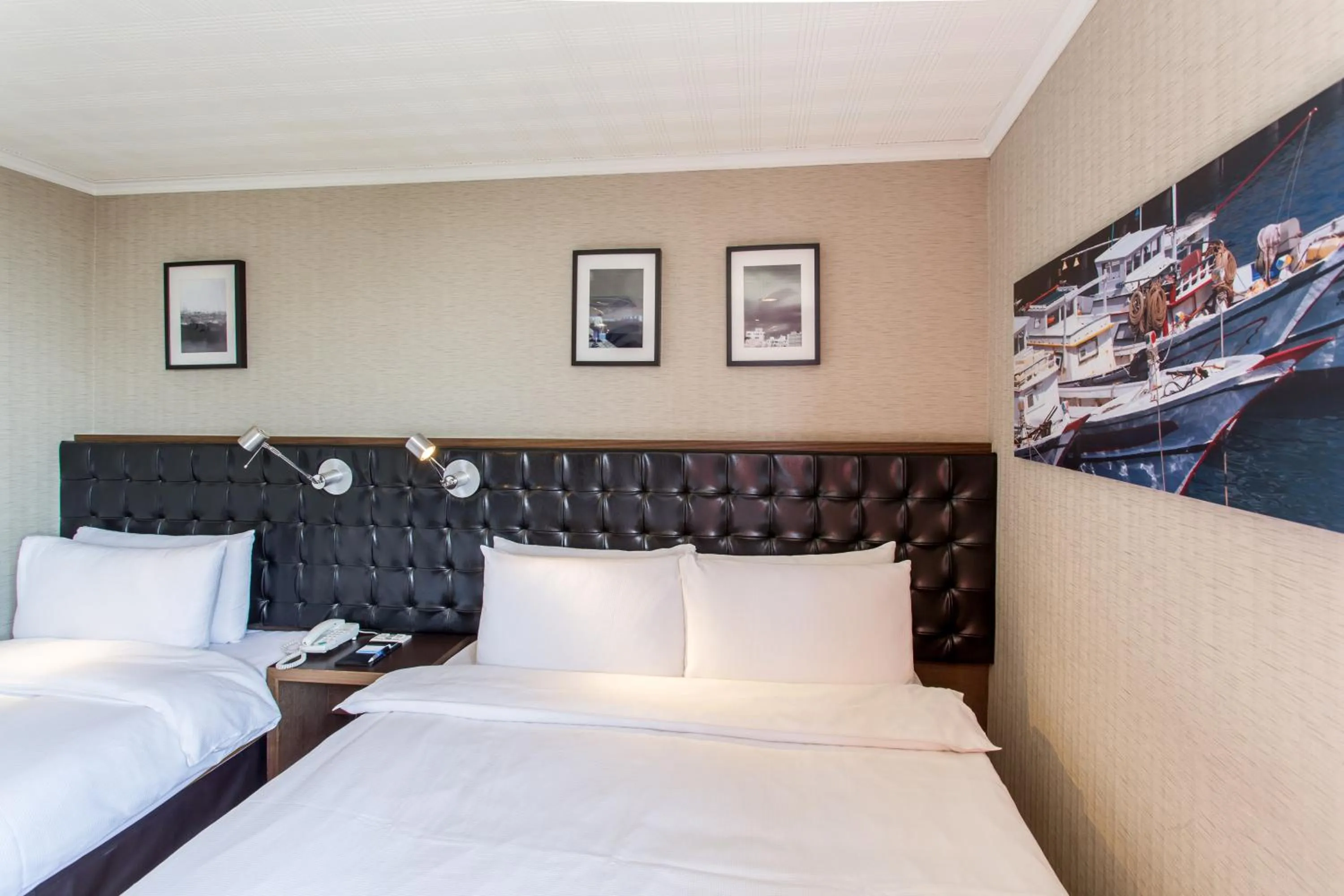 Bed in MF Hotel, penghu