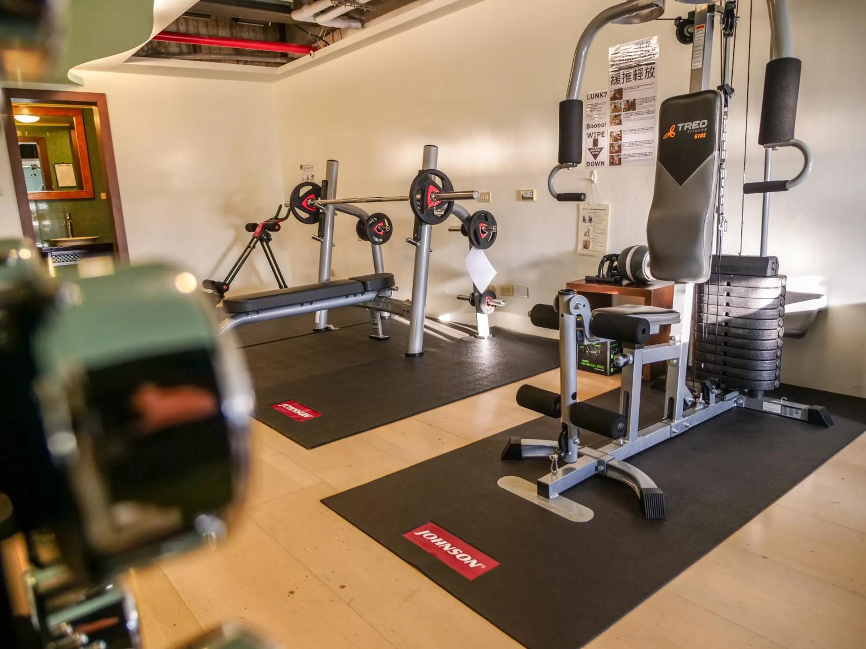 Fitness centre/facilities in MF Hotel, penghu