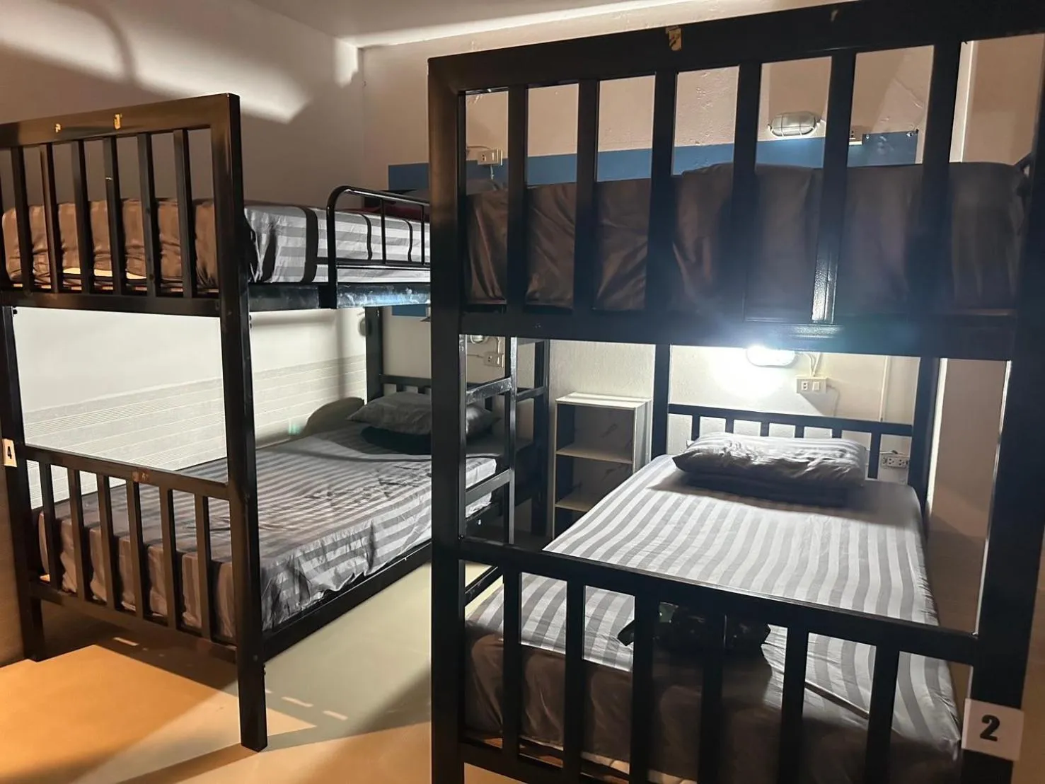 Bed in Happy Fish Guesthouse