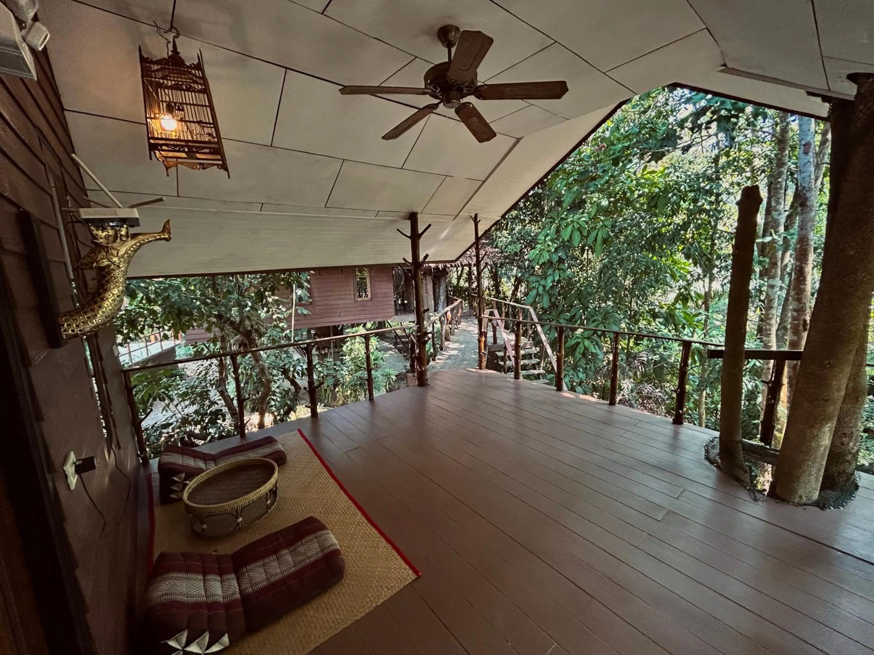 Patio in Khao Sok Paradise Resort