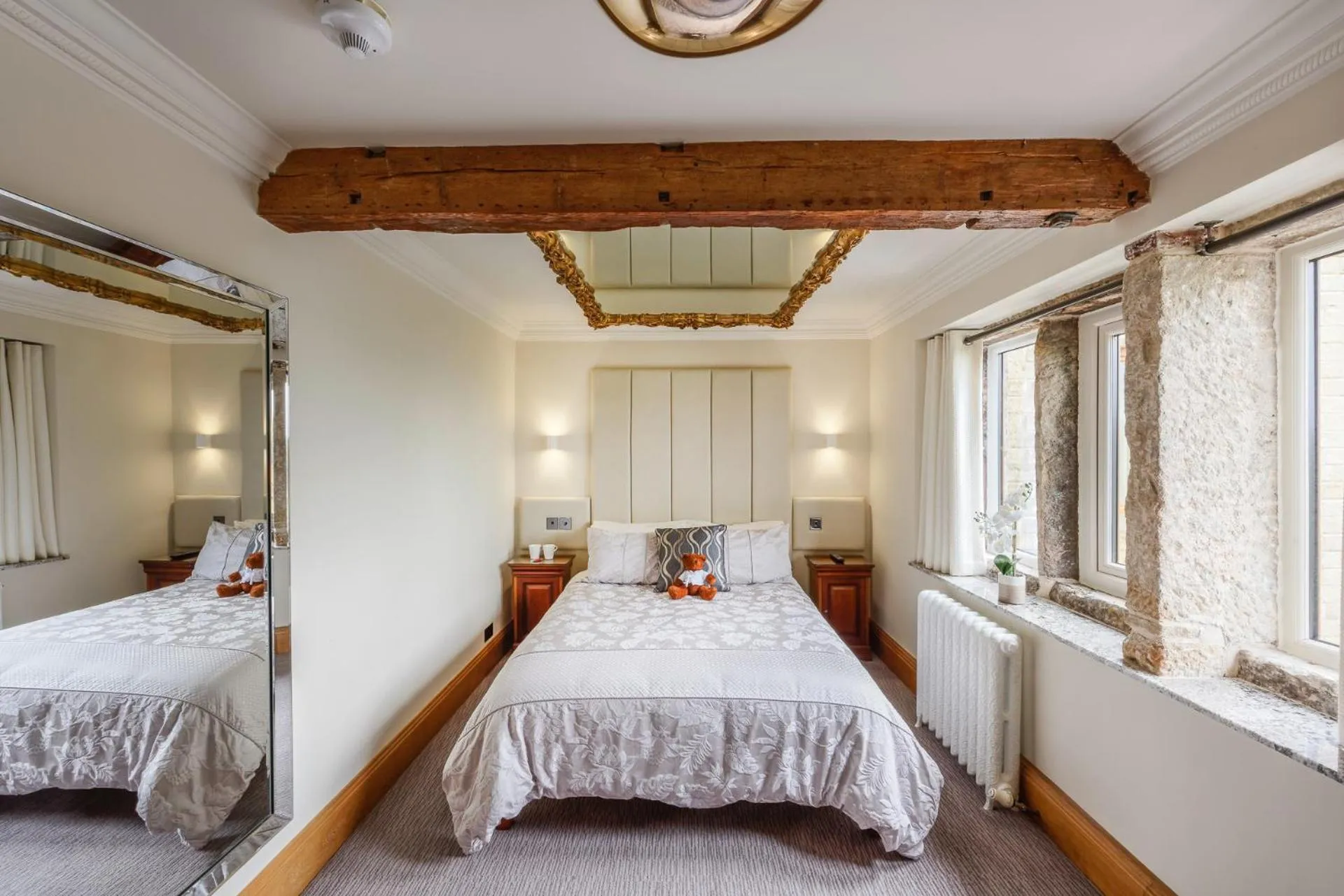 Bed in The Saddleworth Hotel