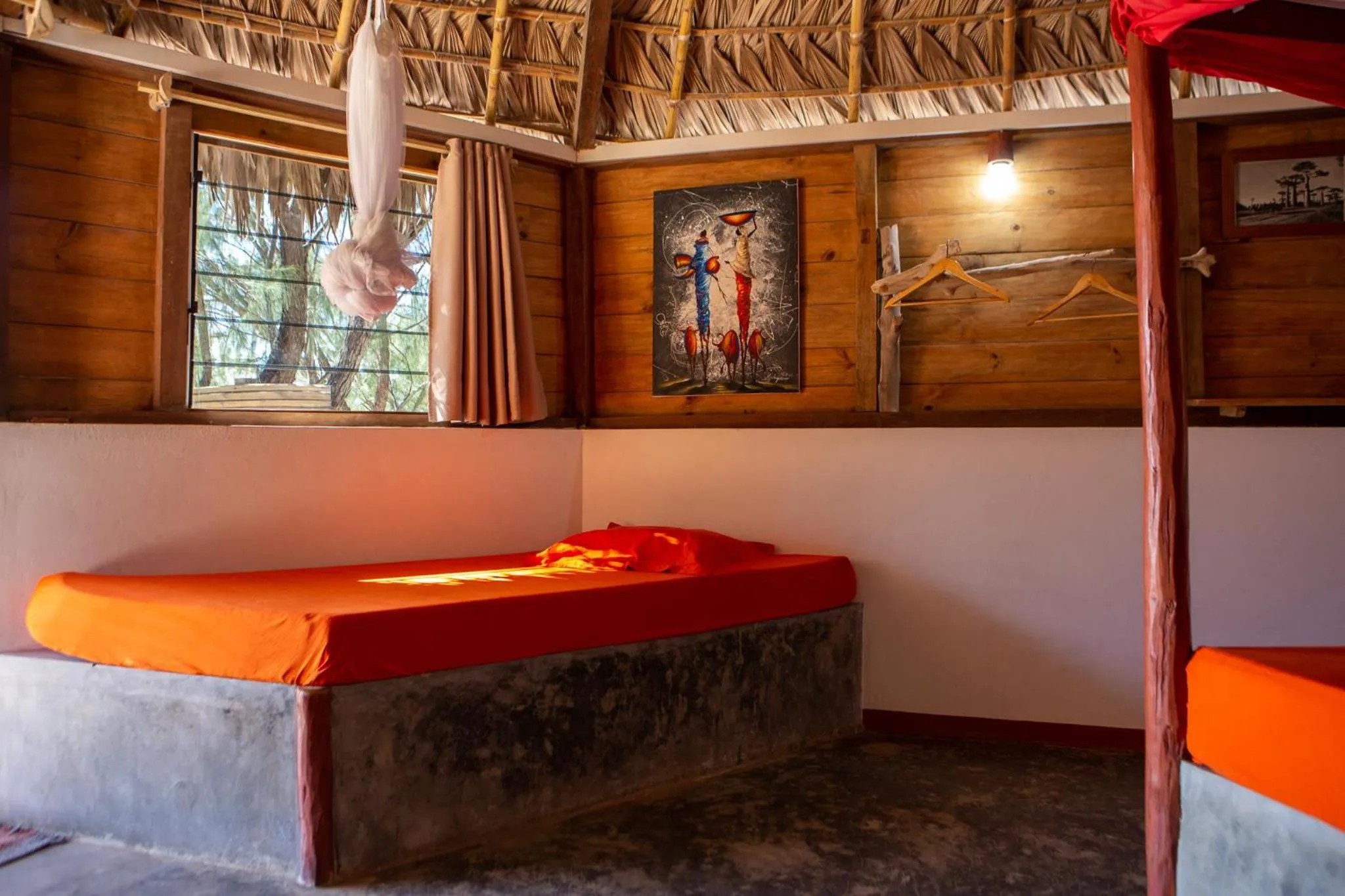 Bed in Ocean Lodge Kite & Windsurf