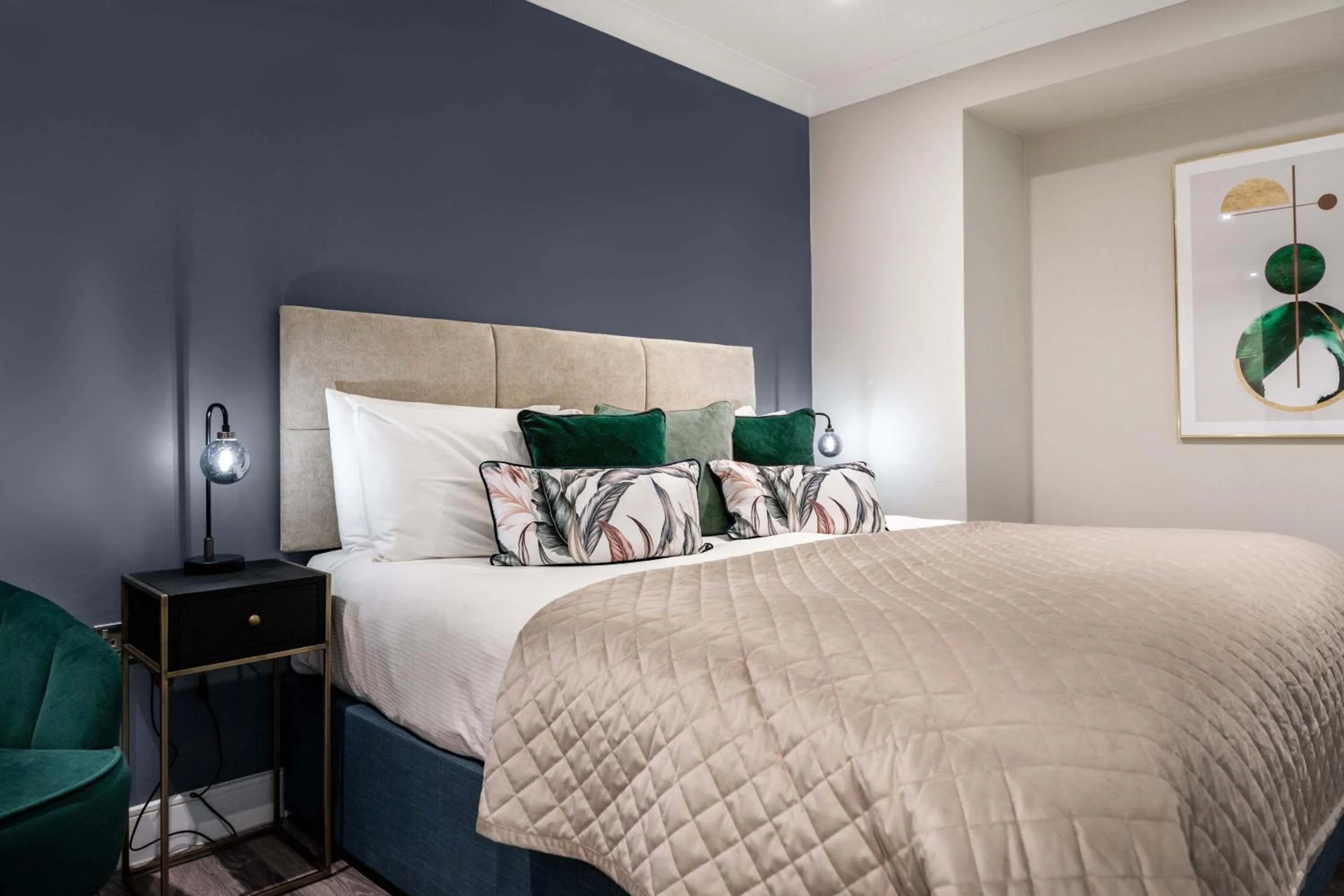 Bed in The Regent Aparthotel