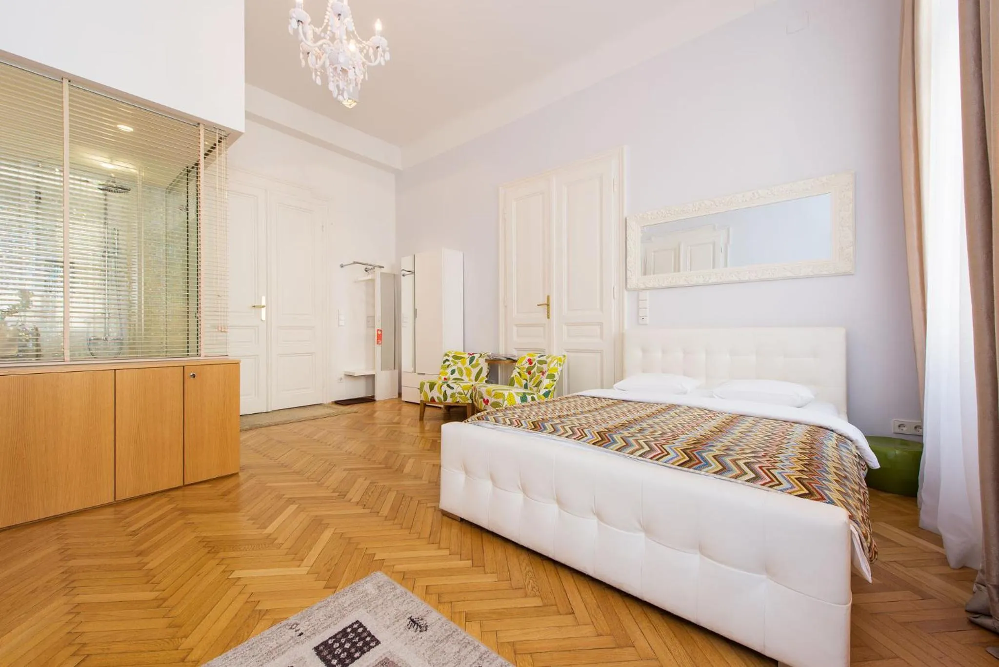 Bedroom, Bed in Rosa Linde - Comfort Rooms