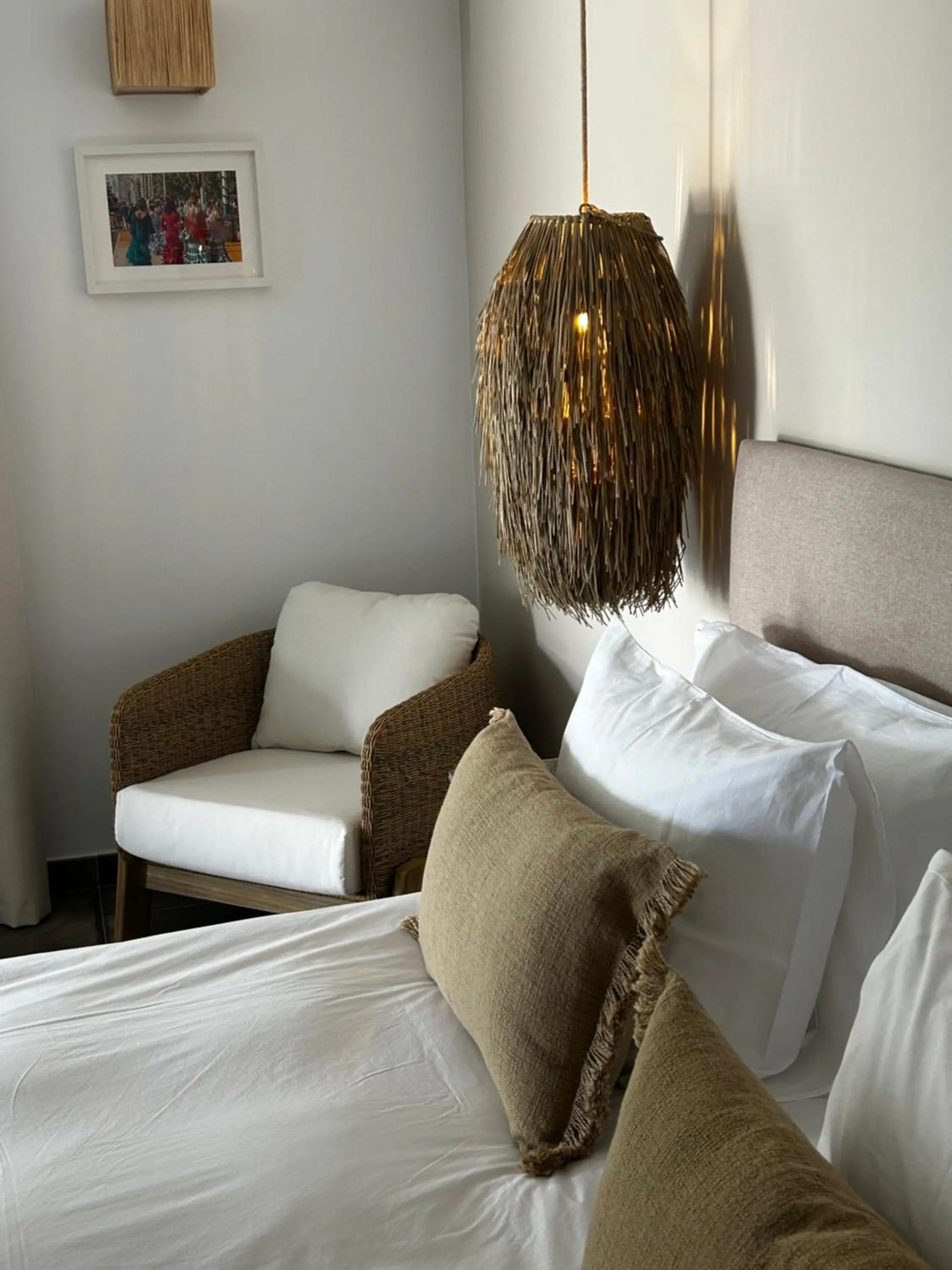 Bedroom, Bed in B&B Casa Luz del Sur, adults only