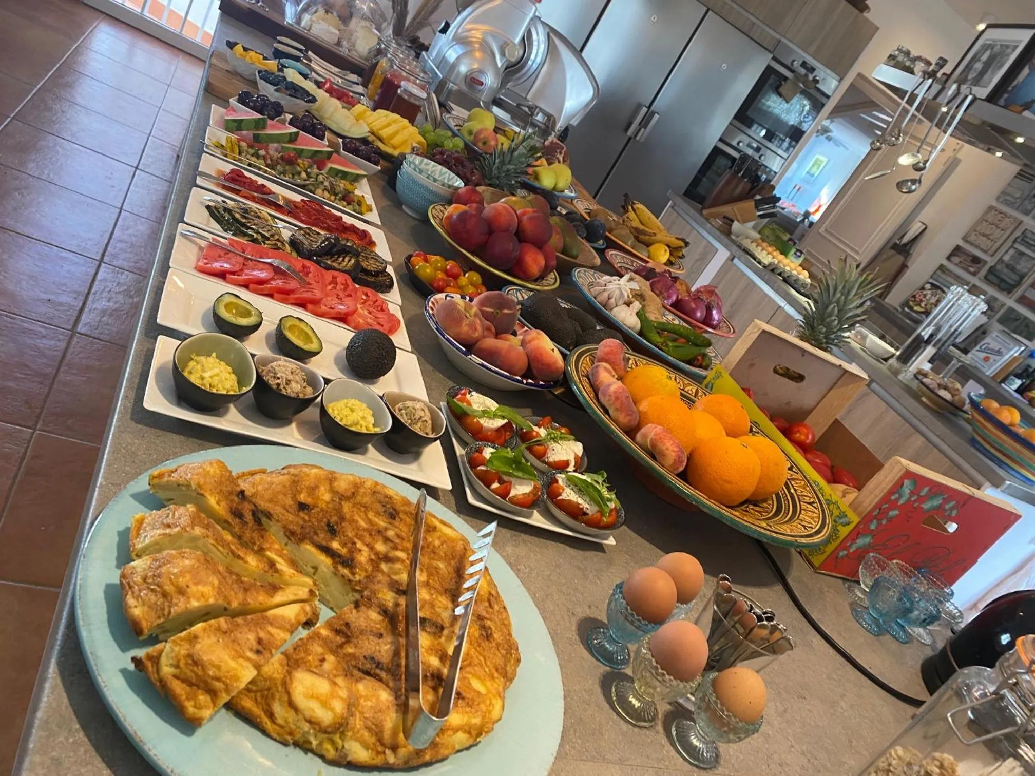 Breakfast in B&B Casa Luz del Sur, adults only