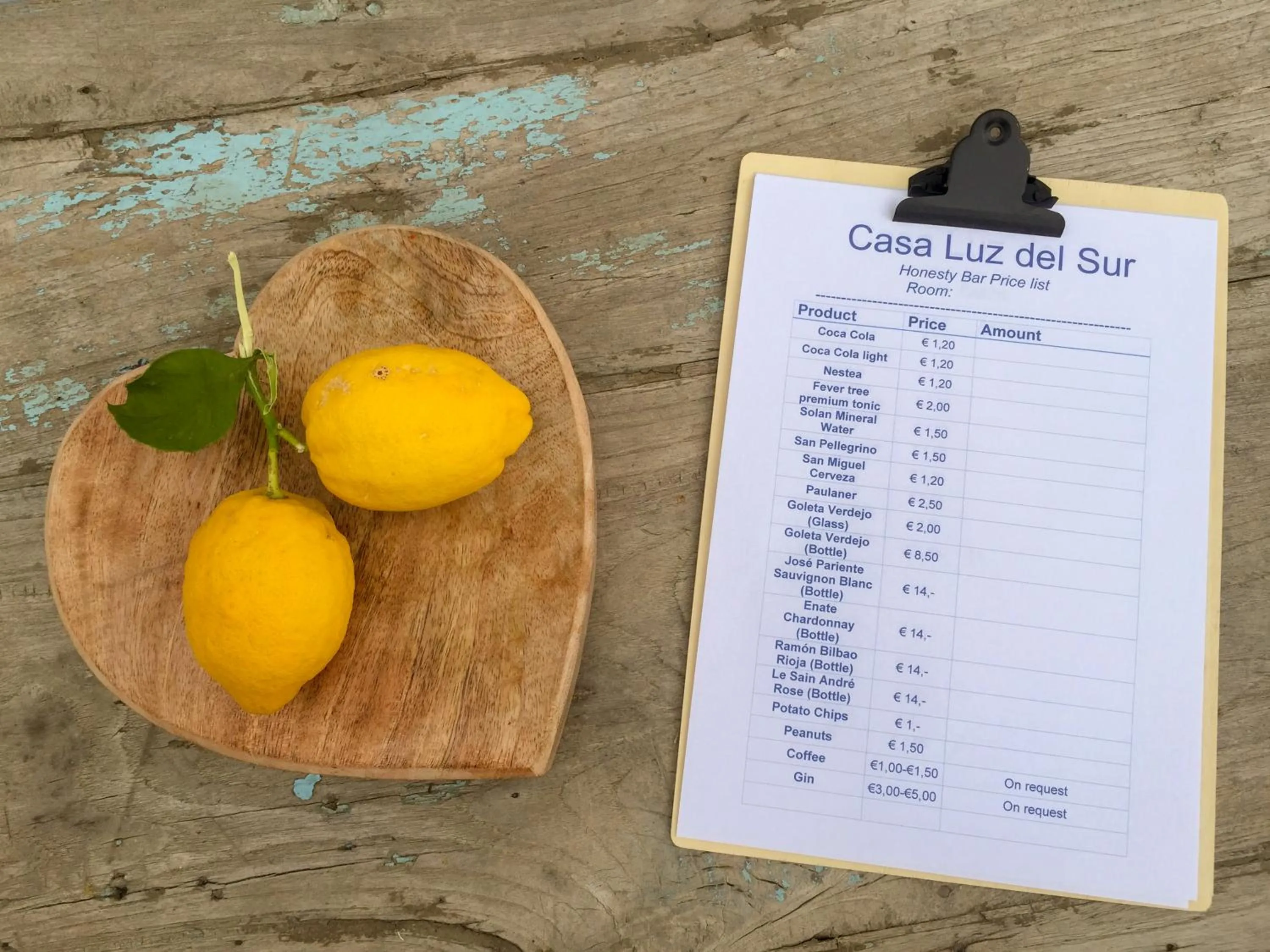 Decorative detail in B&B Casa Luz del Sur, adults only