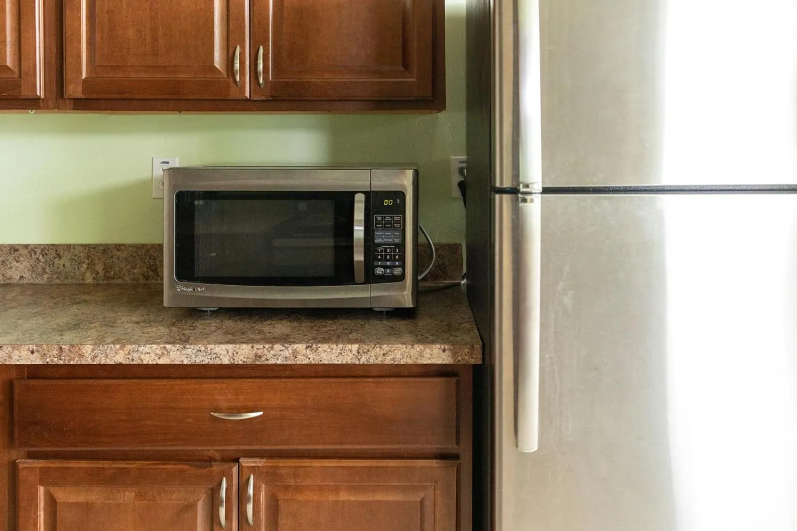 Kitchen or kitchenette in Hotel on the Cay