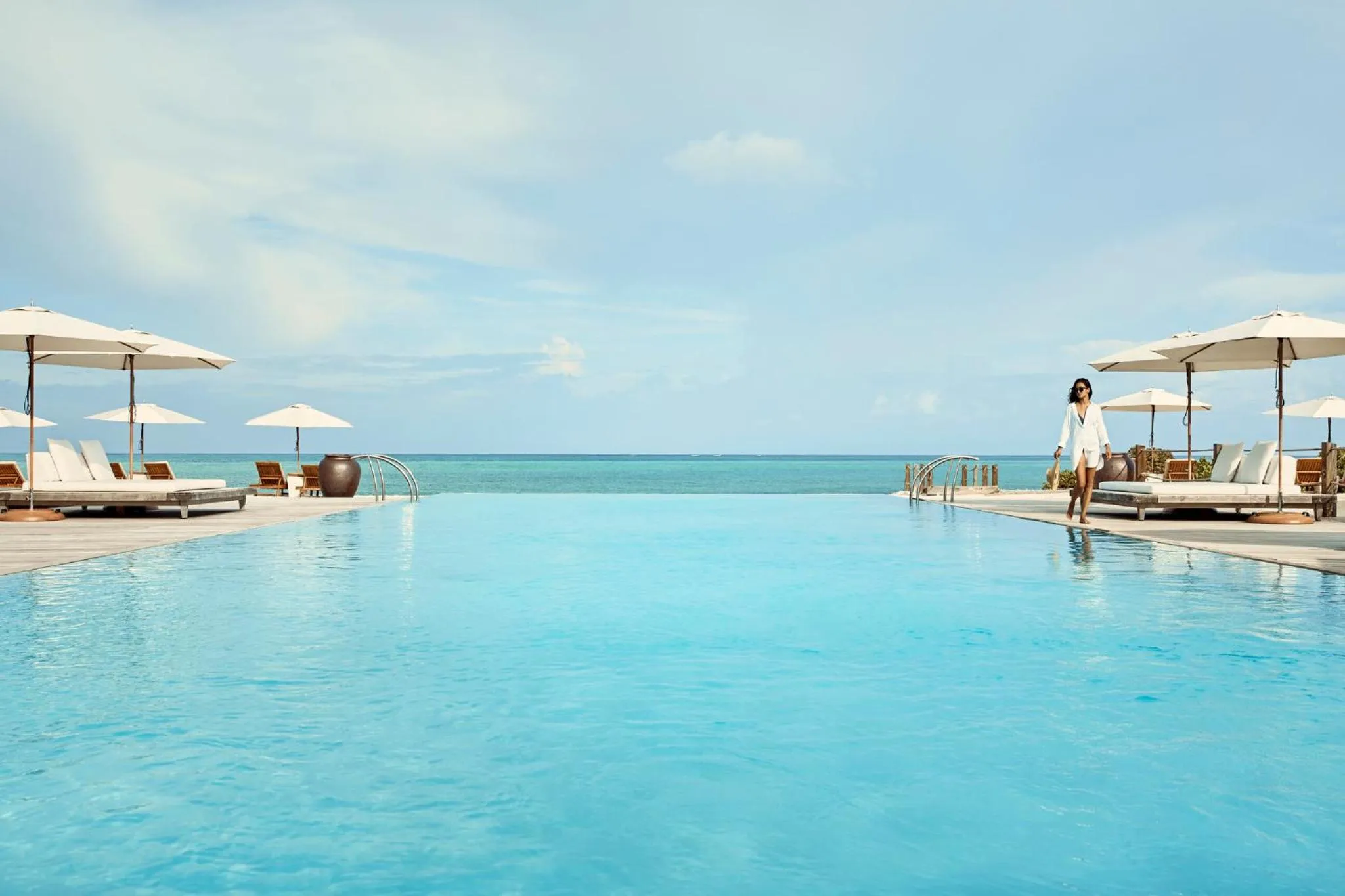 Swimming pool in COMO Parrot Cay