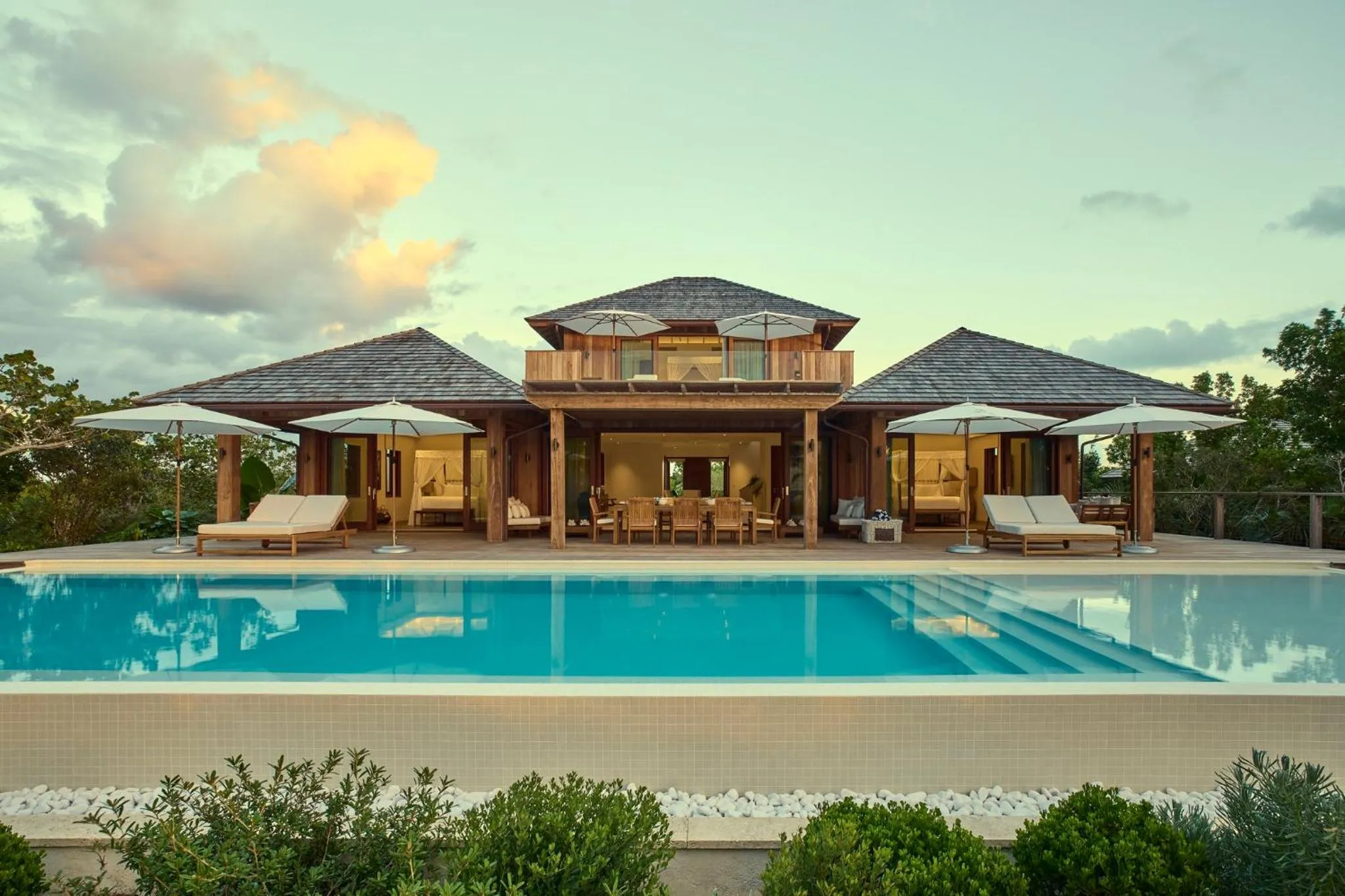 Swimming pool in COMO Parrot Cay
