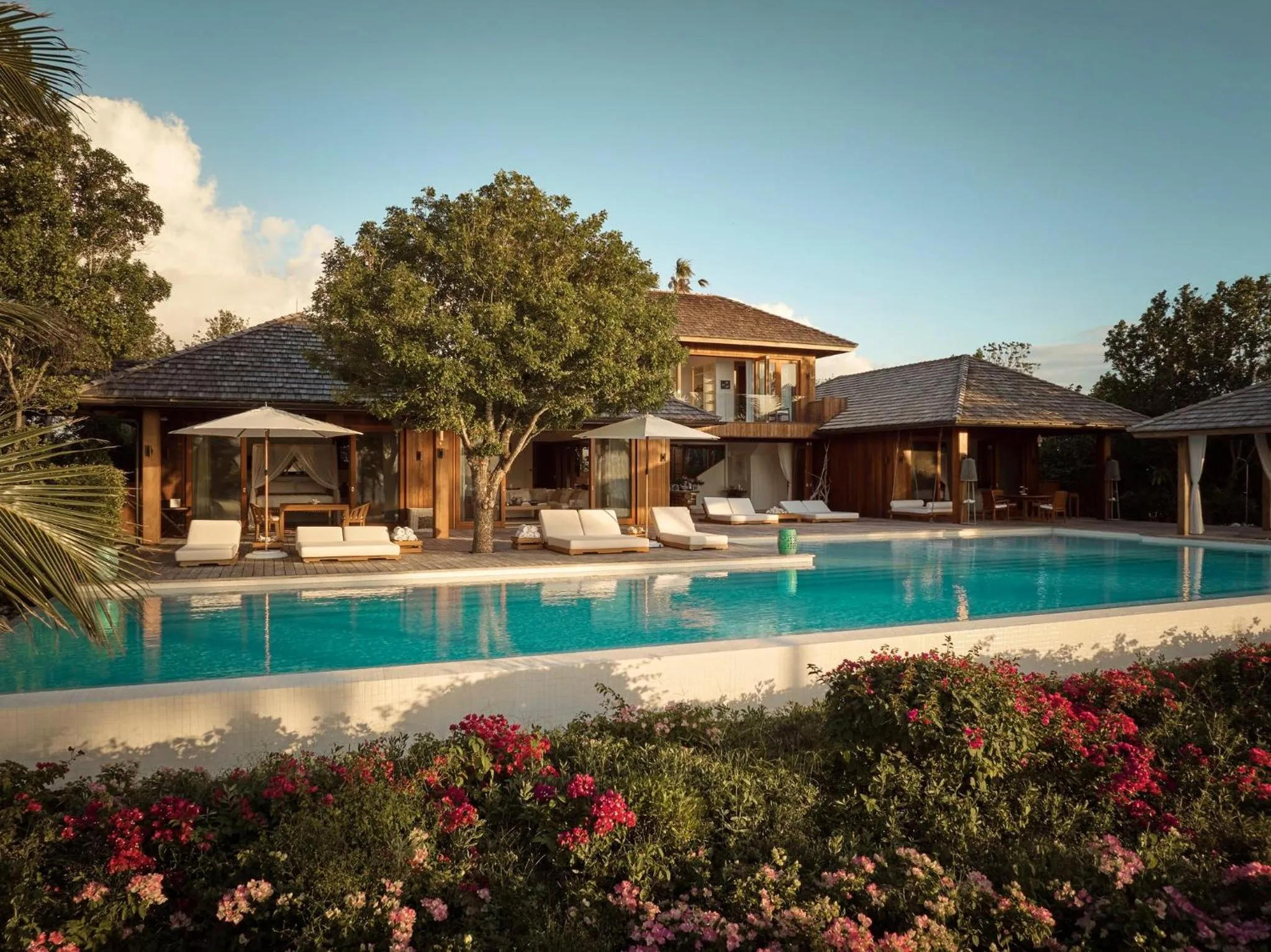 Swimming pool in COMO Parrot Cay