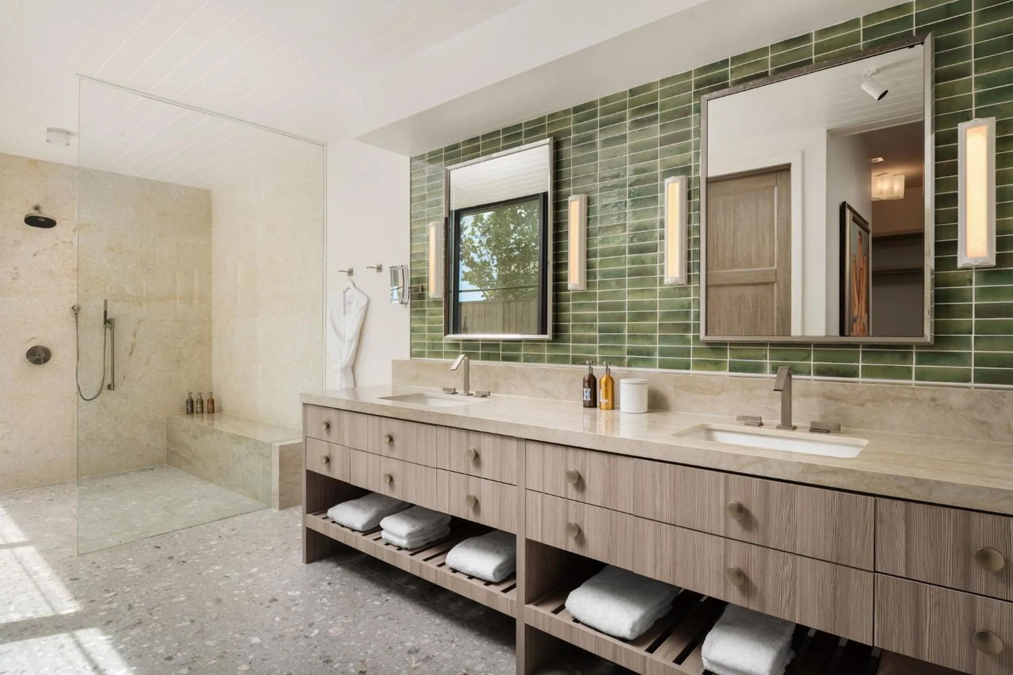 Bathroom in COMO Parrot Cay