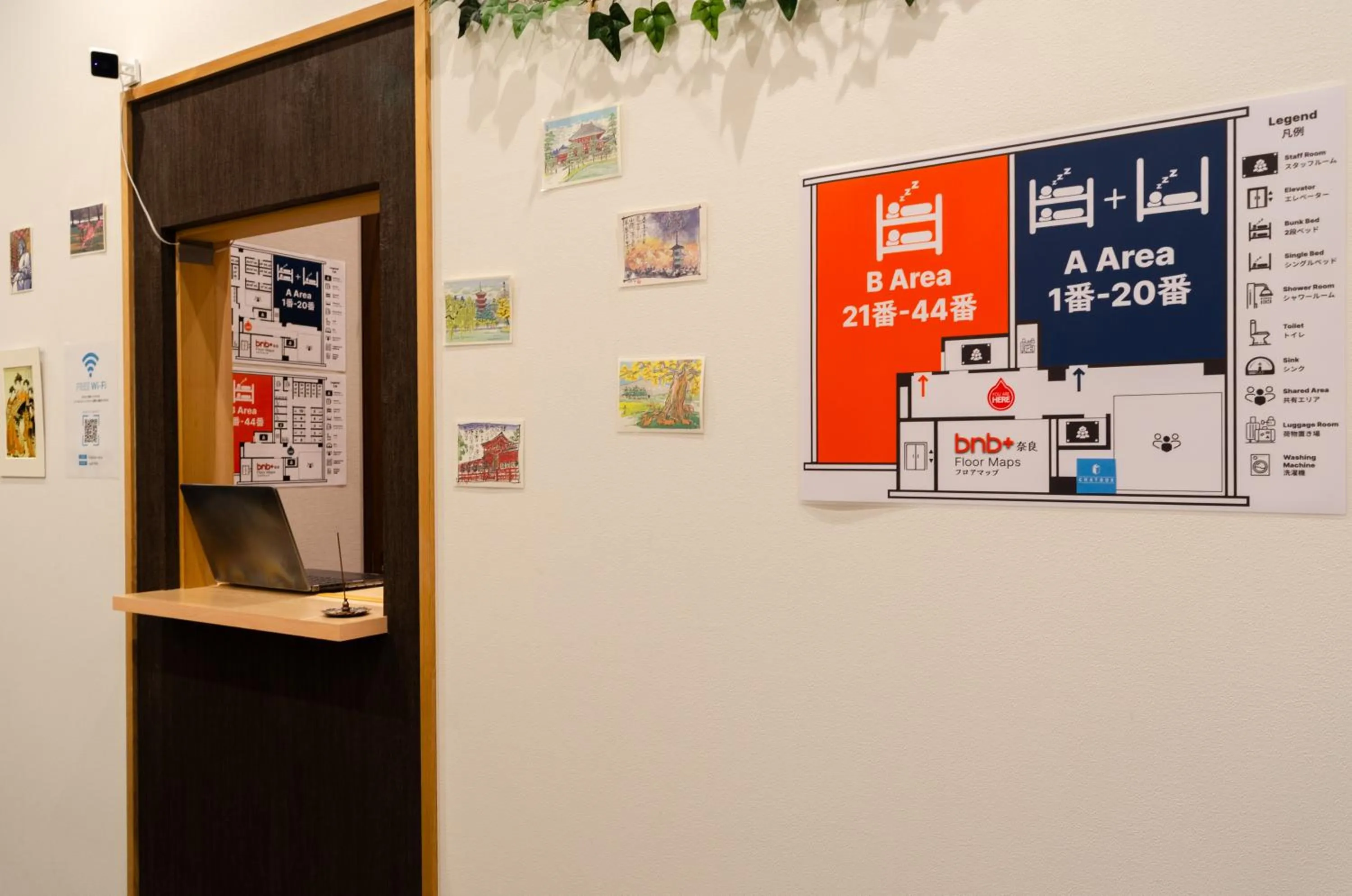 Floor plan in bnbplus Sarasa Nara