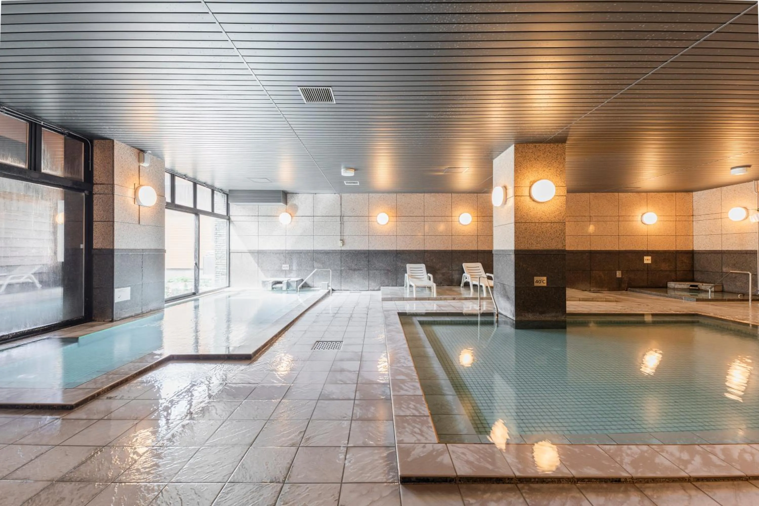 Hot Spring Bath in Higashikawa Asahidake Onsen Hotel Bear Monte