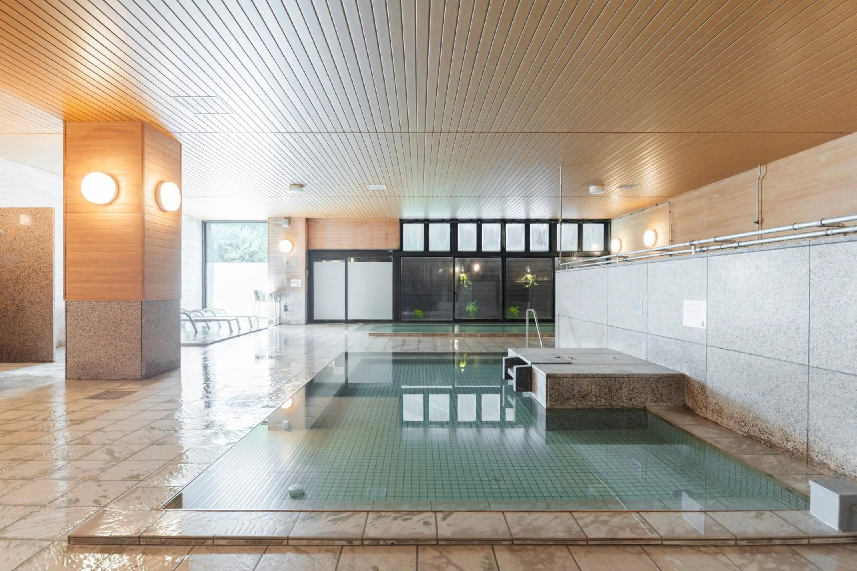 Hot Spring Bath in Higashikawa Asahidake Onsen Hotel Bear Monte