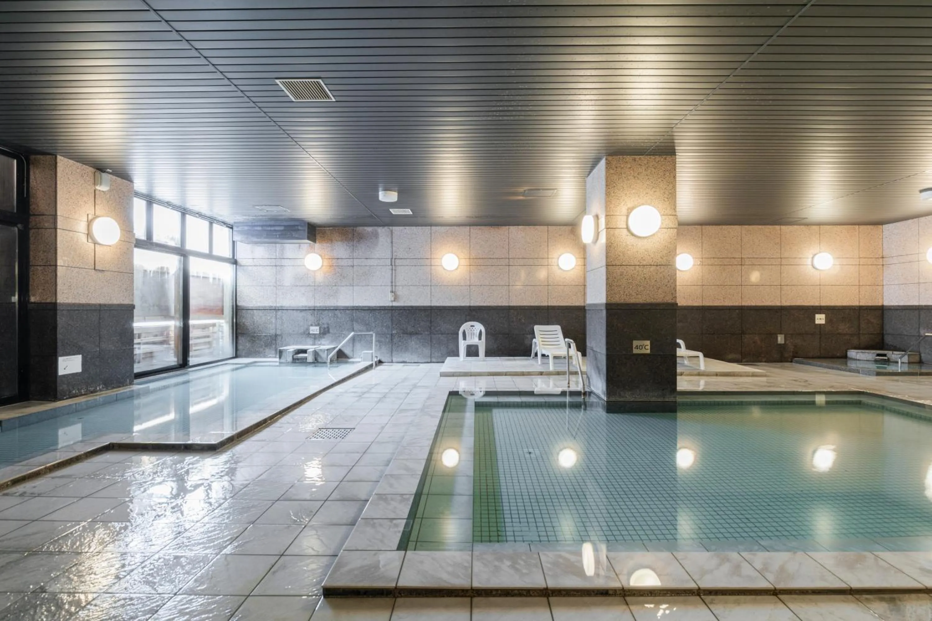 Hot Spring Bath in Higashikawa Asahidake Onsen Hotel Bear Monte