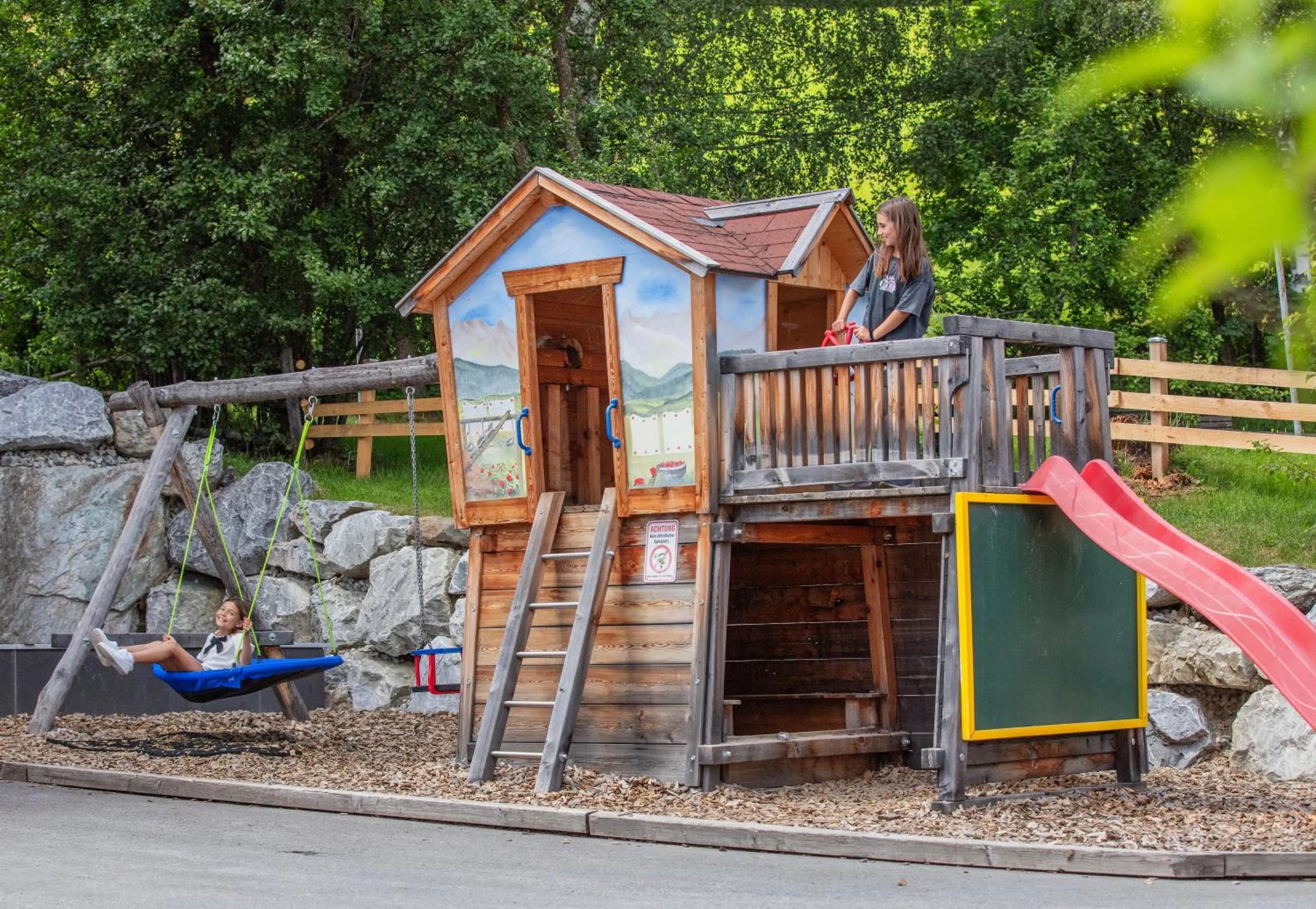 Children play ground in Feriendorf Edelweiss