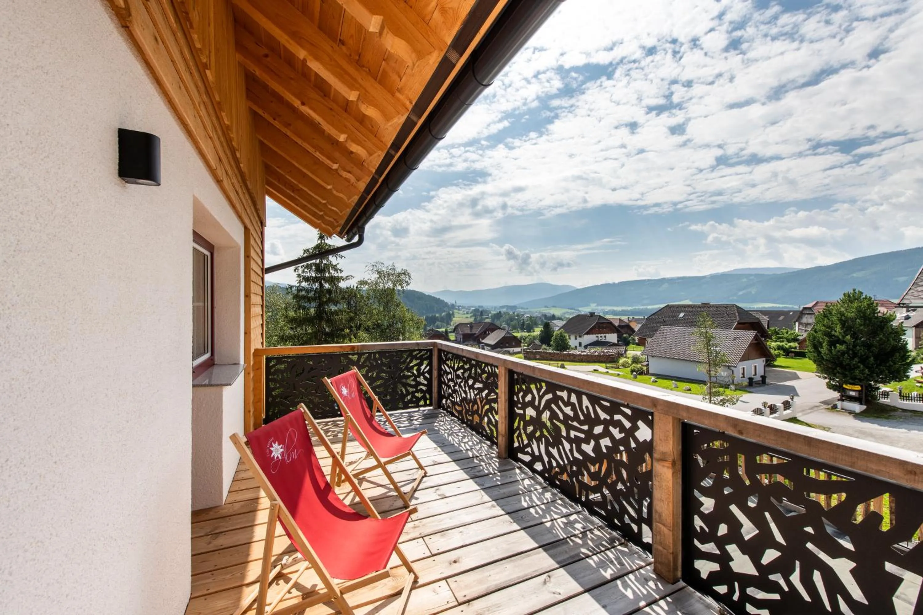 Balcony/Terrace in Feriendorf Edelweiss