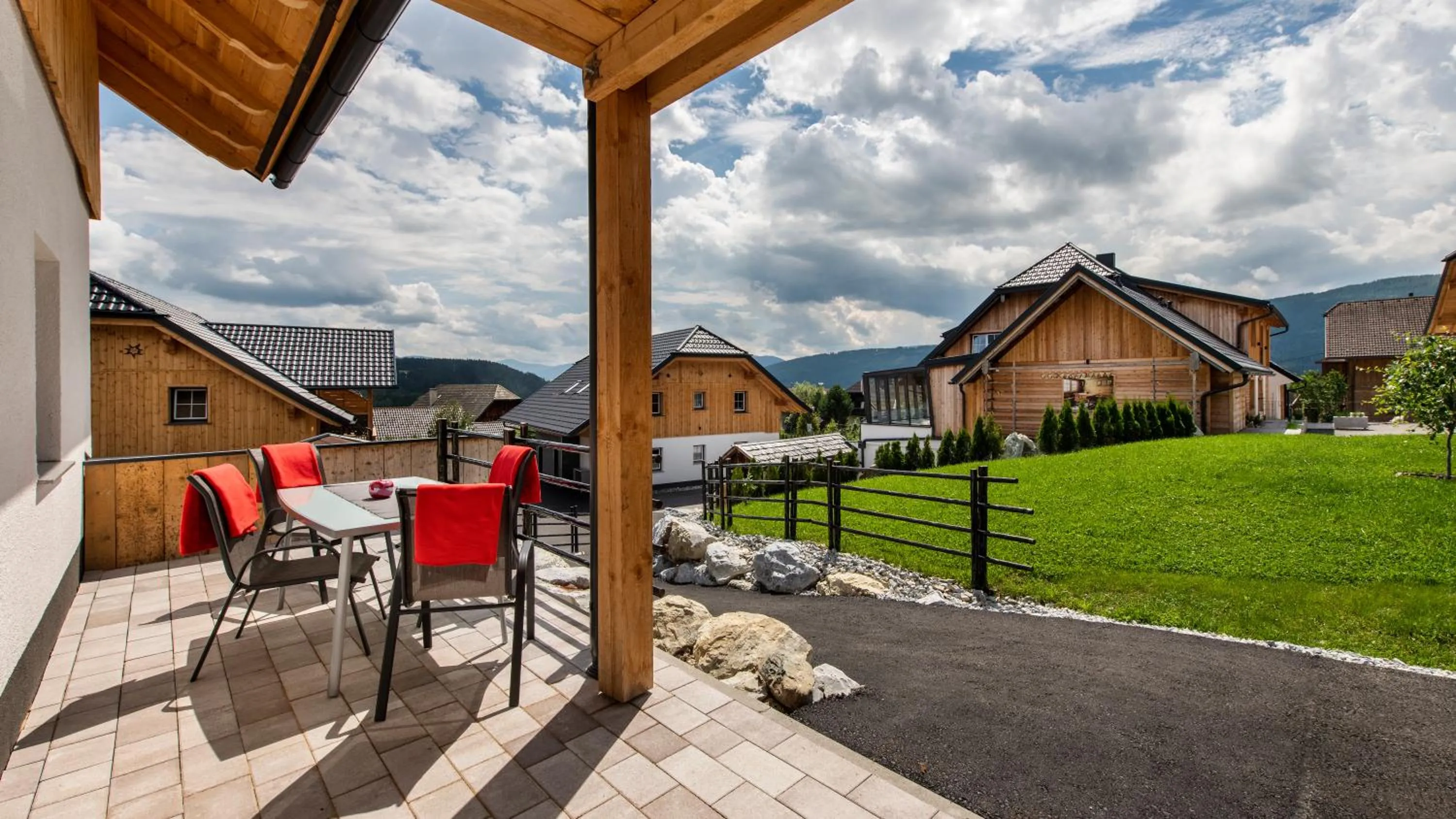 Balcony/Terrace in Feriendorf Edelweiss