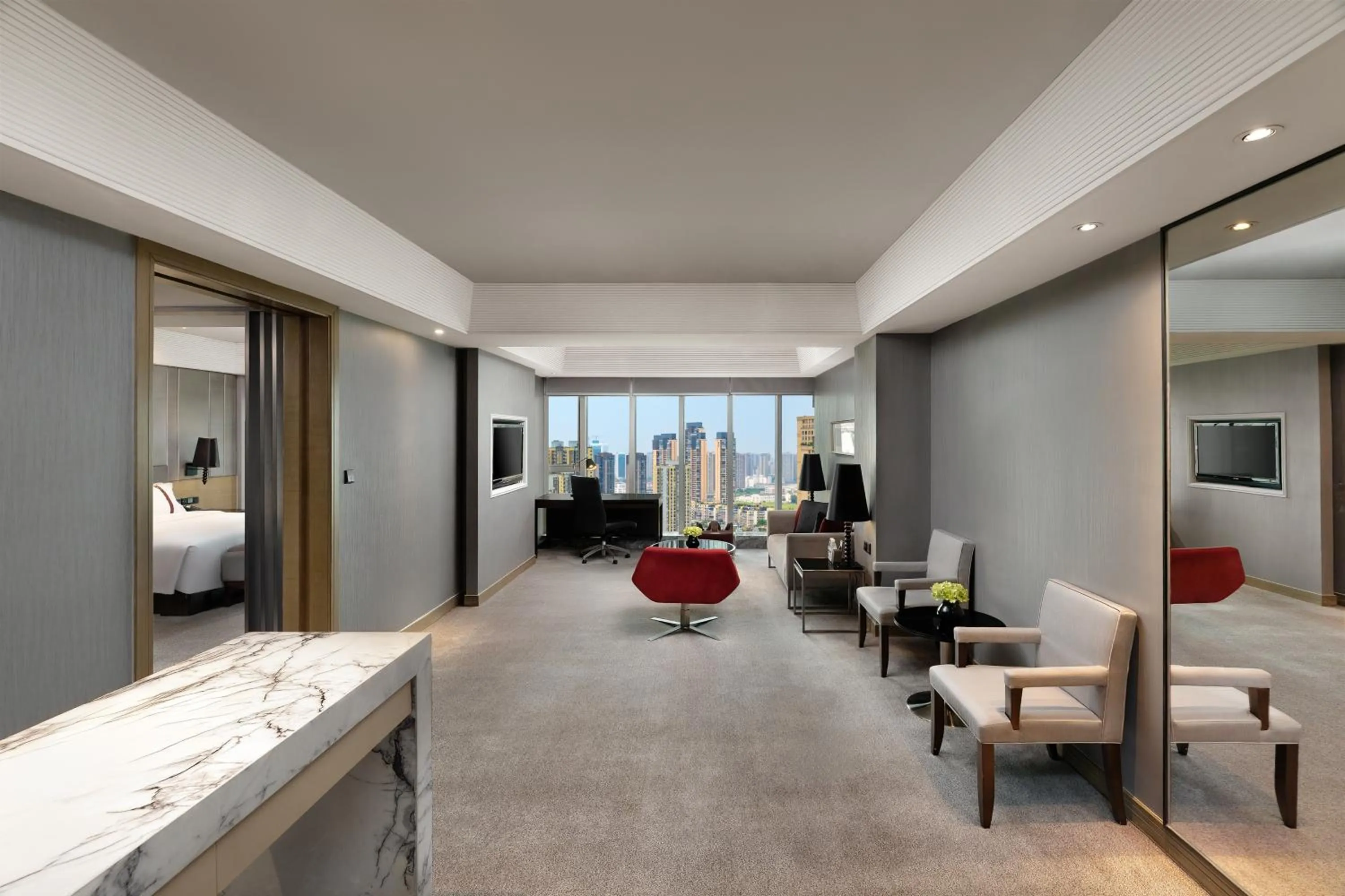 TV and multimedia in Rhombus Park Aura Chengdu Hotel