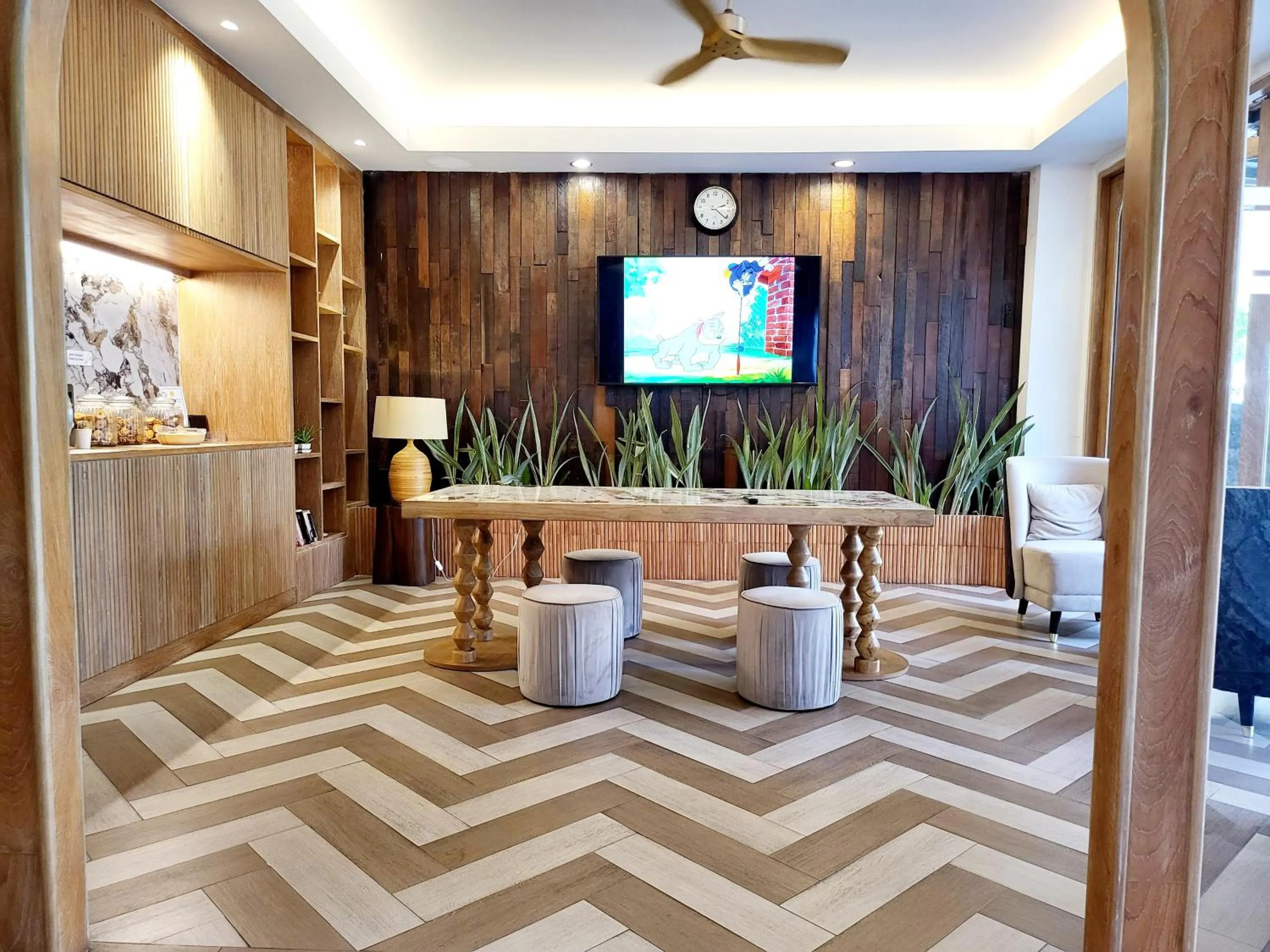 Lobby or reception in De Cozé Hotel