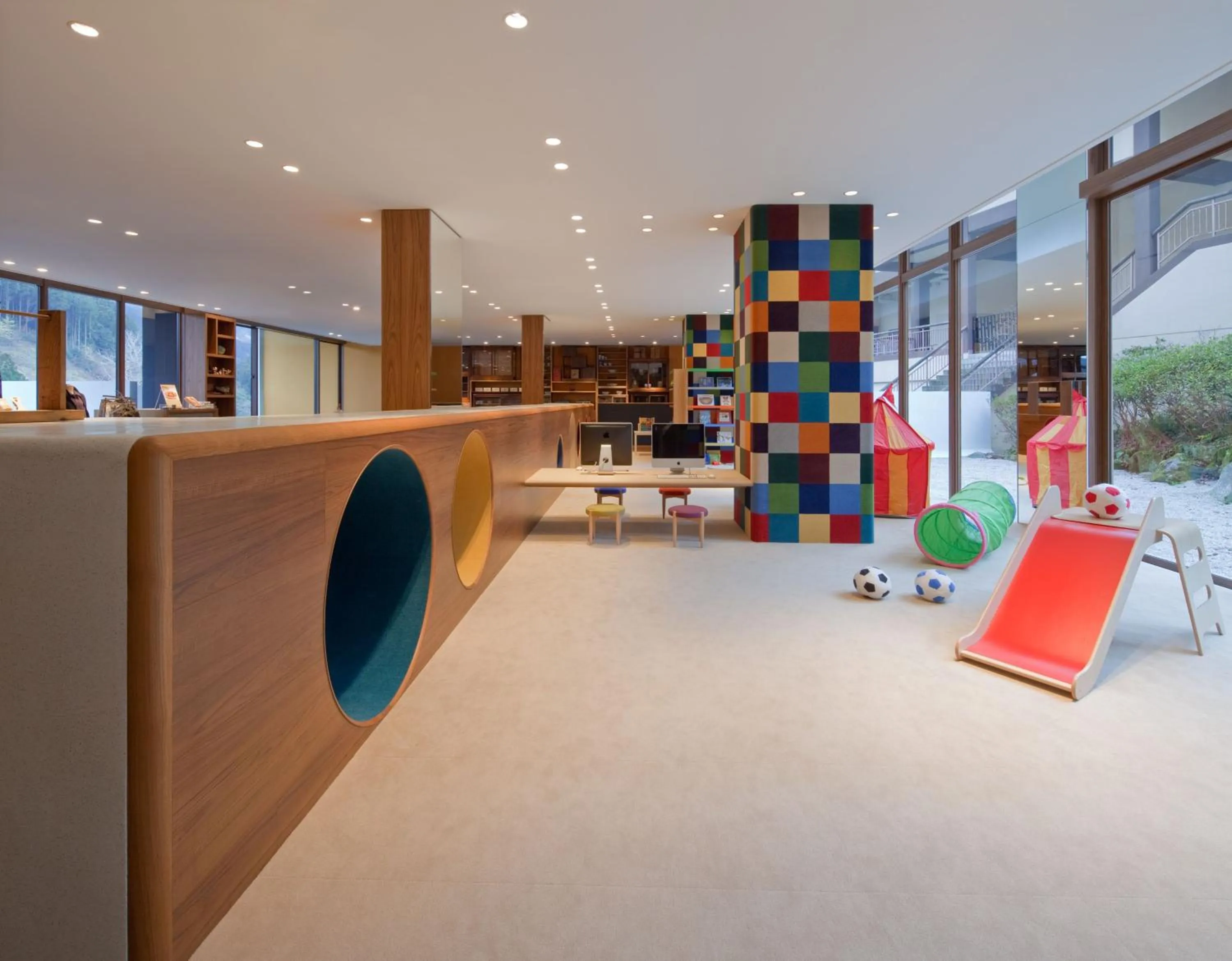 Kids's club in Furuyu Onsen Oncri