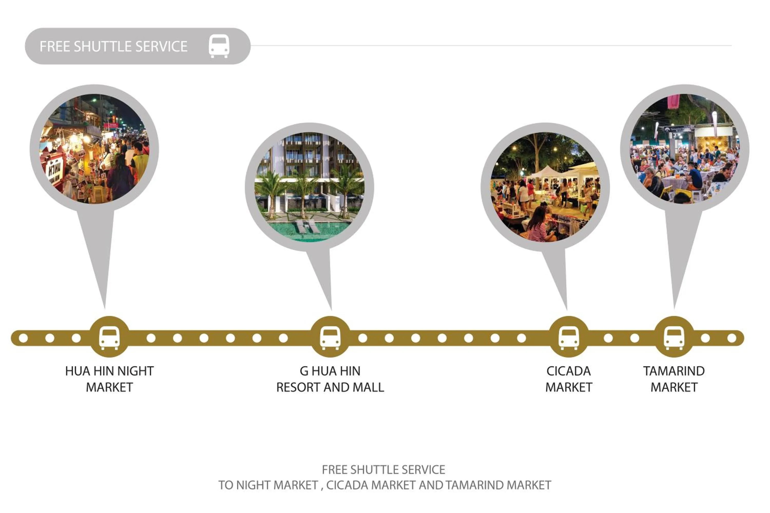 shuttle in G Hua Hin Resort & Mall