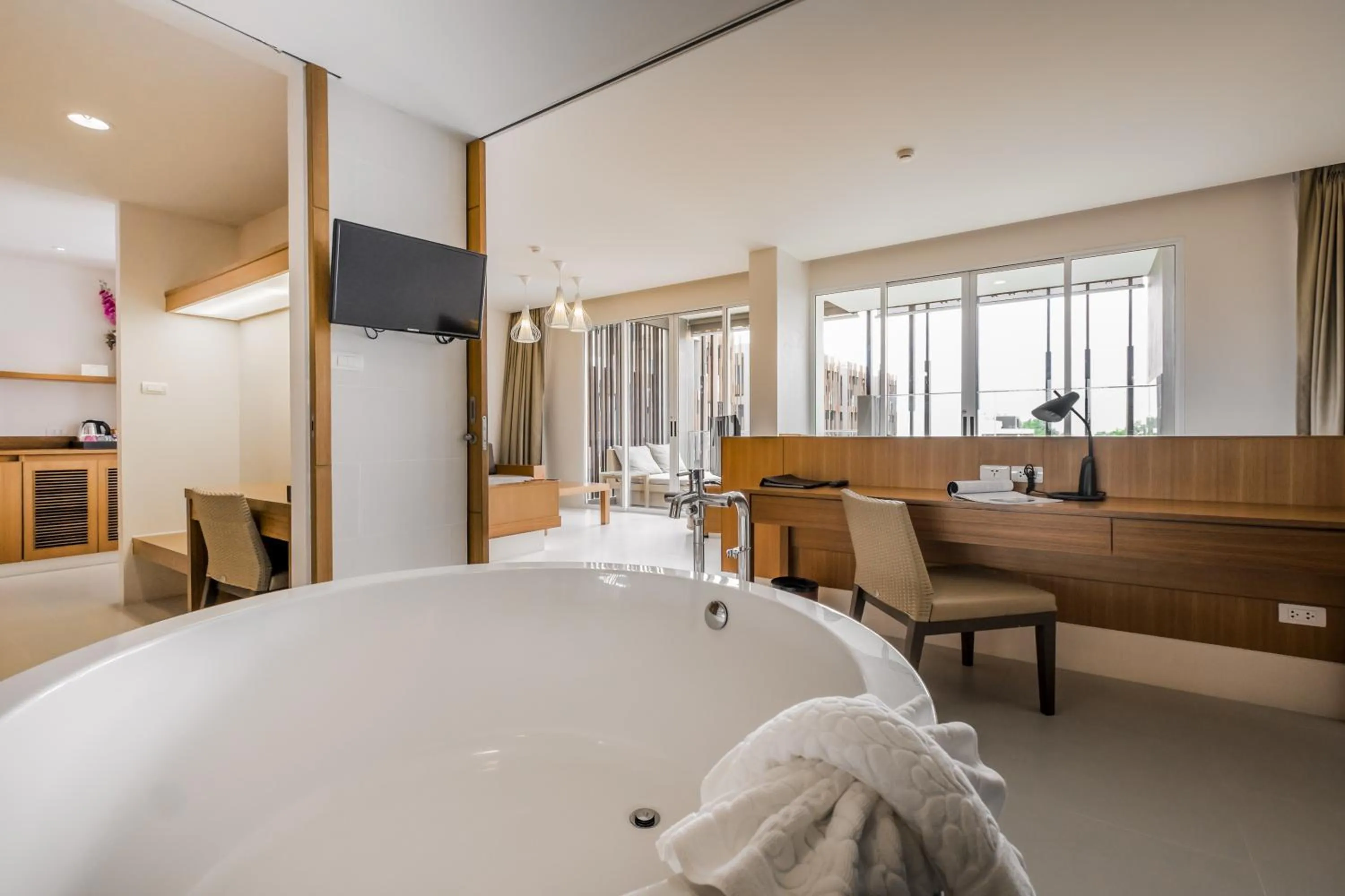 Decorative detail, Bed in G Hua Hin Resort & Mall