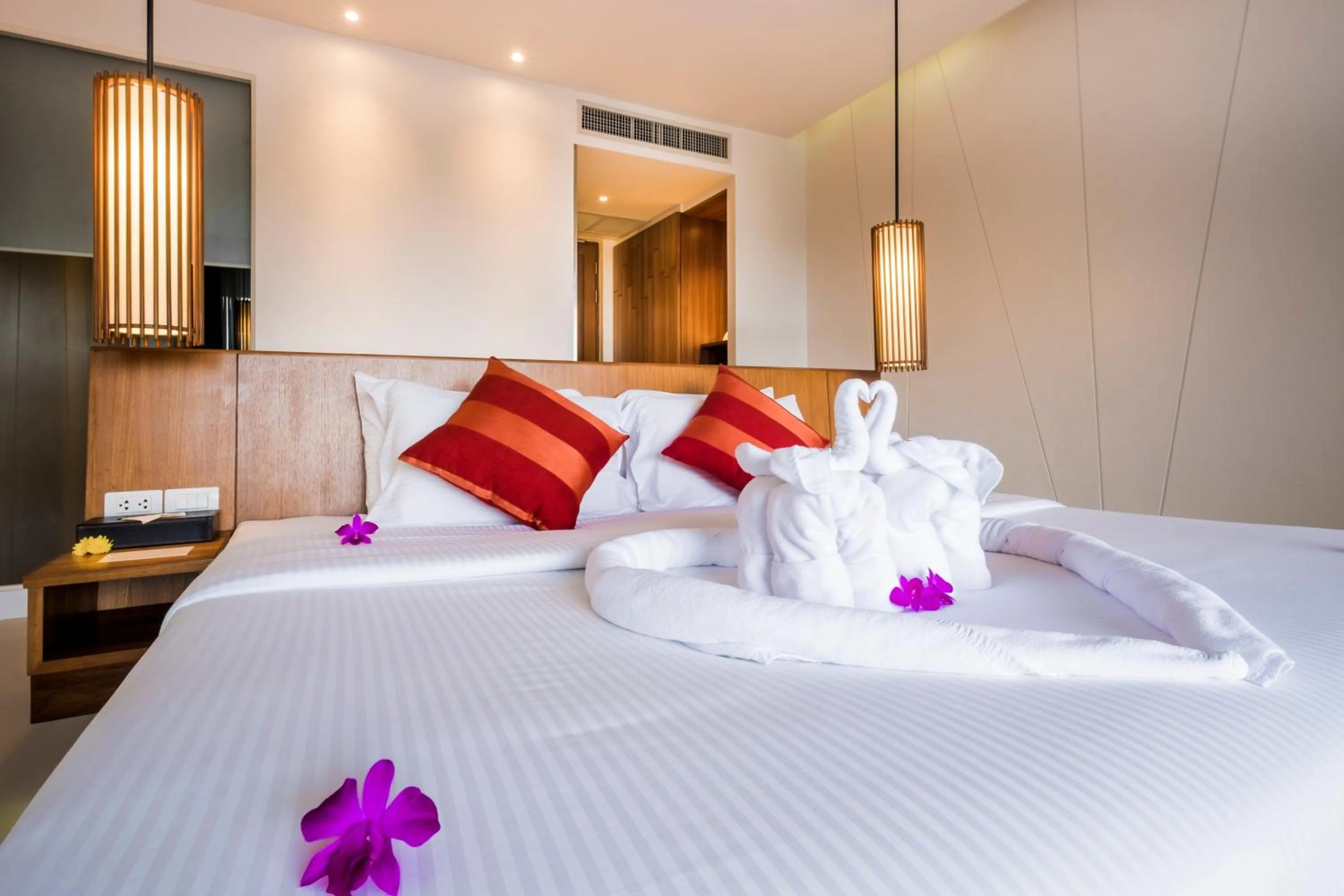 Photo of the whole room, Bed in G Hua Hin Resort & Mall